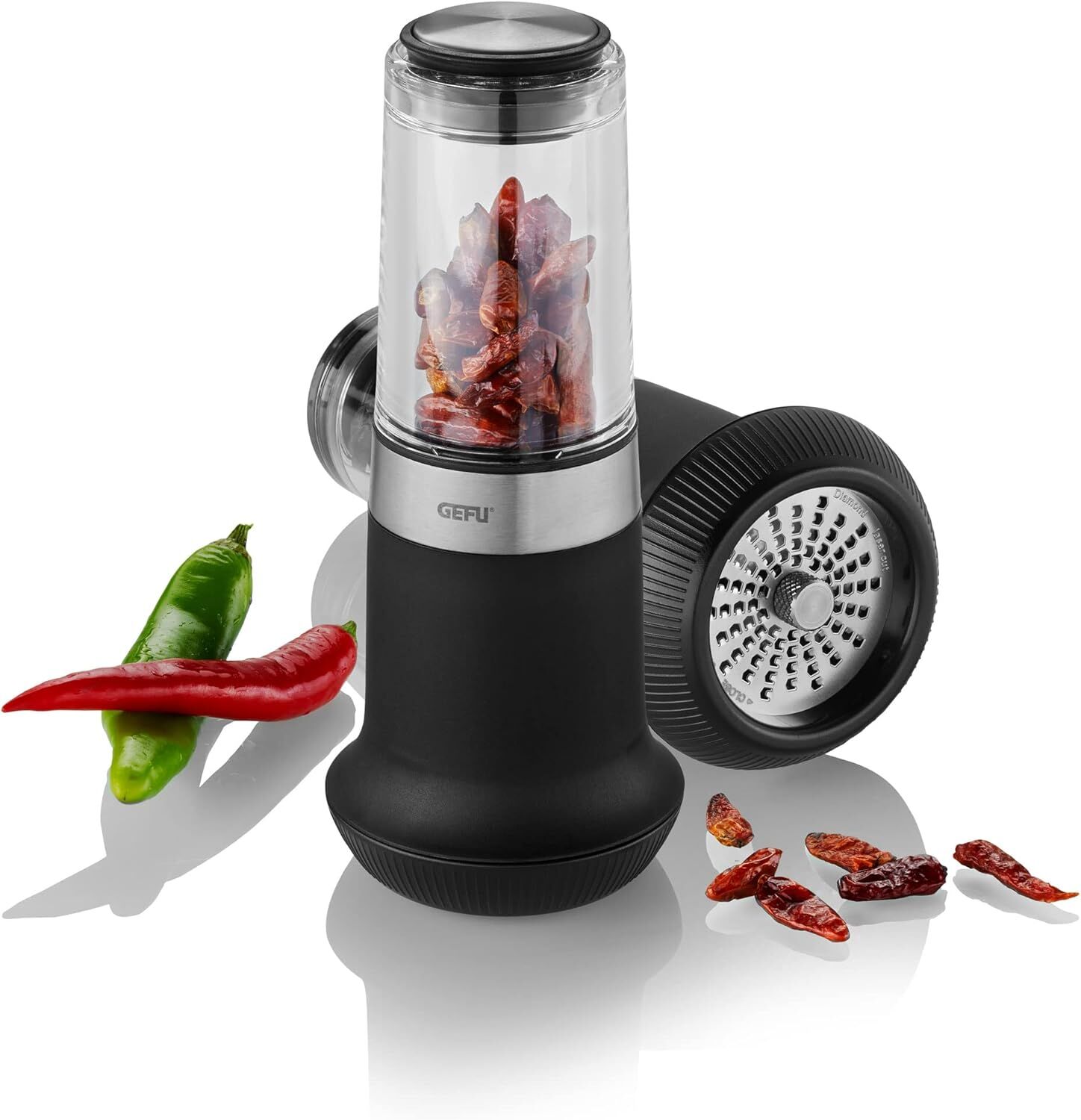 Gefu Chilischneider X-Plosion Bundle mit Spicebar Birdseyechilis, ganz, 30g