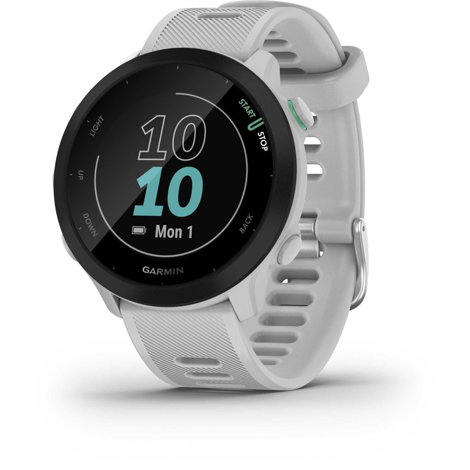 Garmin Forerunner 55 - Weiß - Sportuhr mit Band - Silikon - weiß - Anzeige 2.63 cm (1.04")