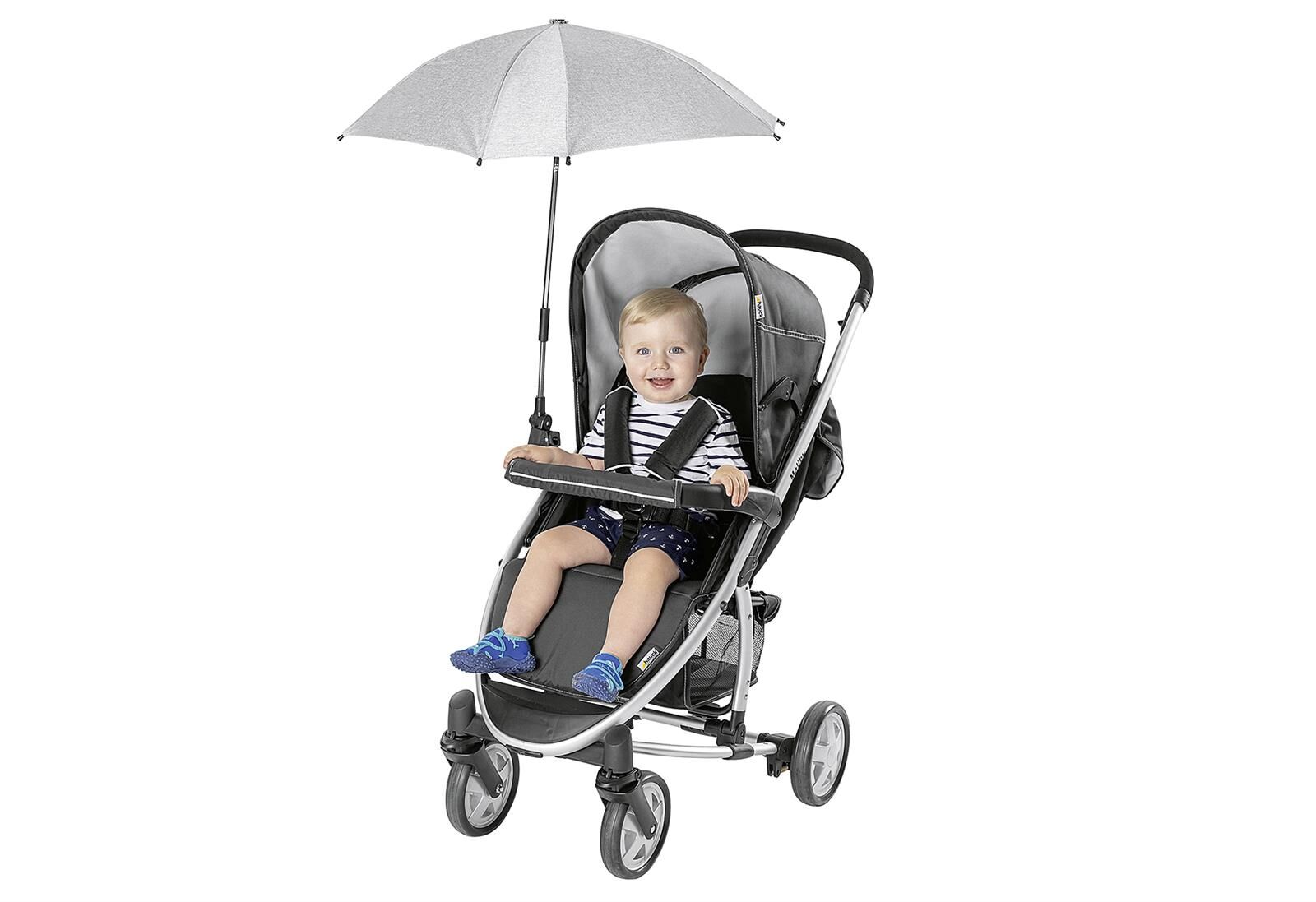 REER Kinderwagen-Sonnenschirm ShineSafe  grau-melange