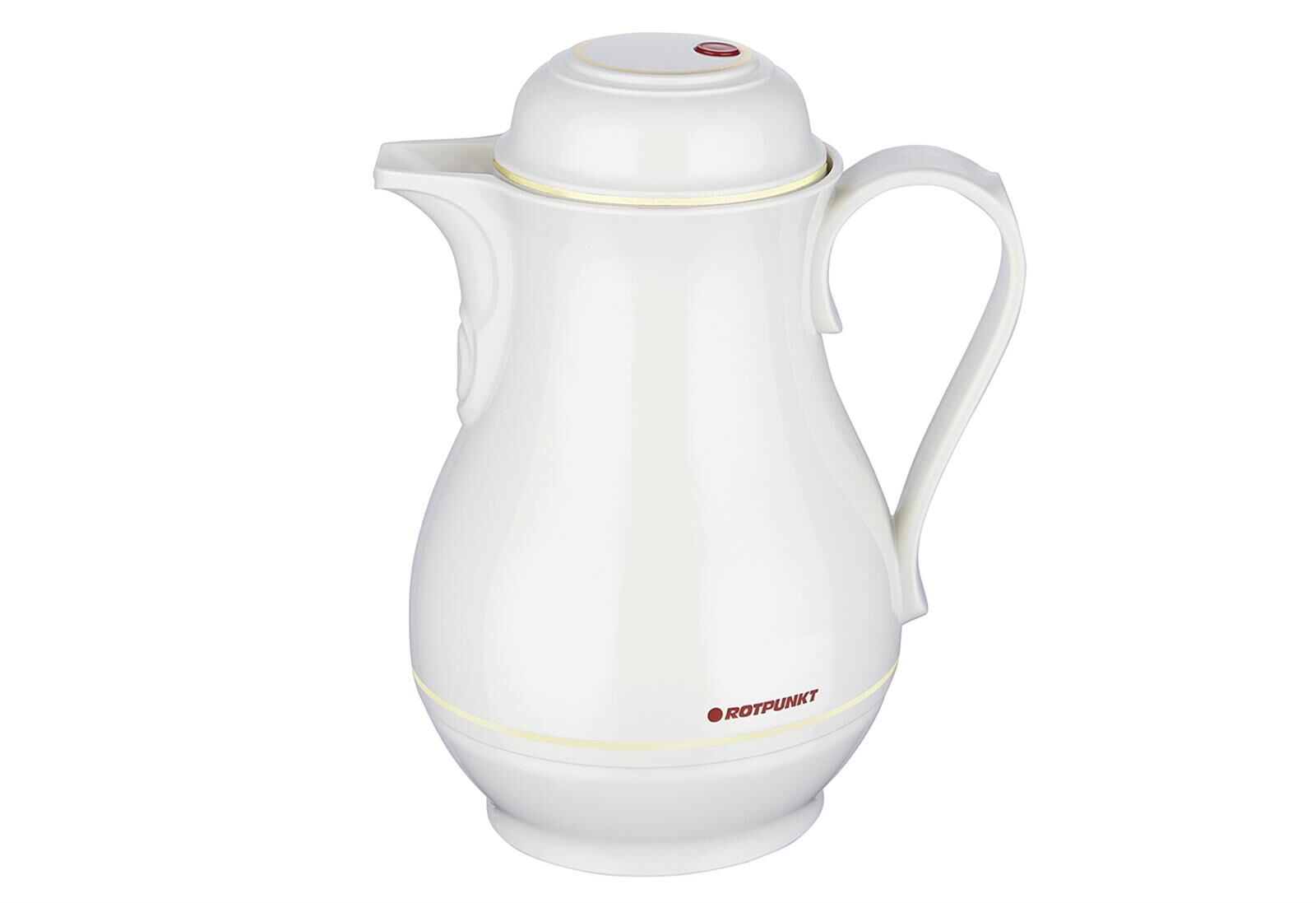 ROTPUNKT Isolierkanne Single Kunststoff 0,5 Liter weiß
