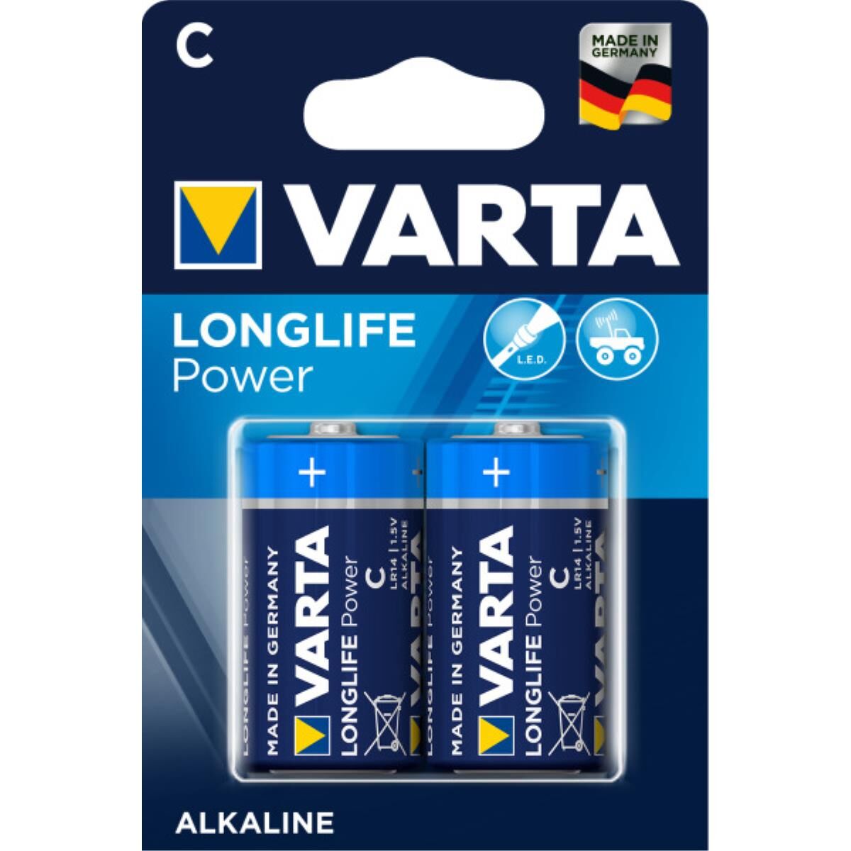 VARTA Batterie Longlife Power C 2er Blister