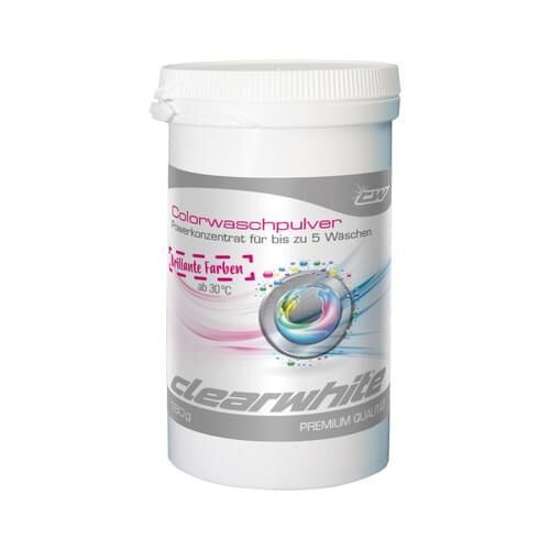 clearwhite Colorwaschpulver Probiergröße 180g in der Dose