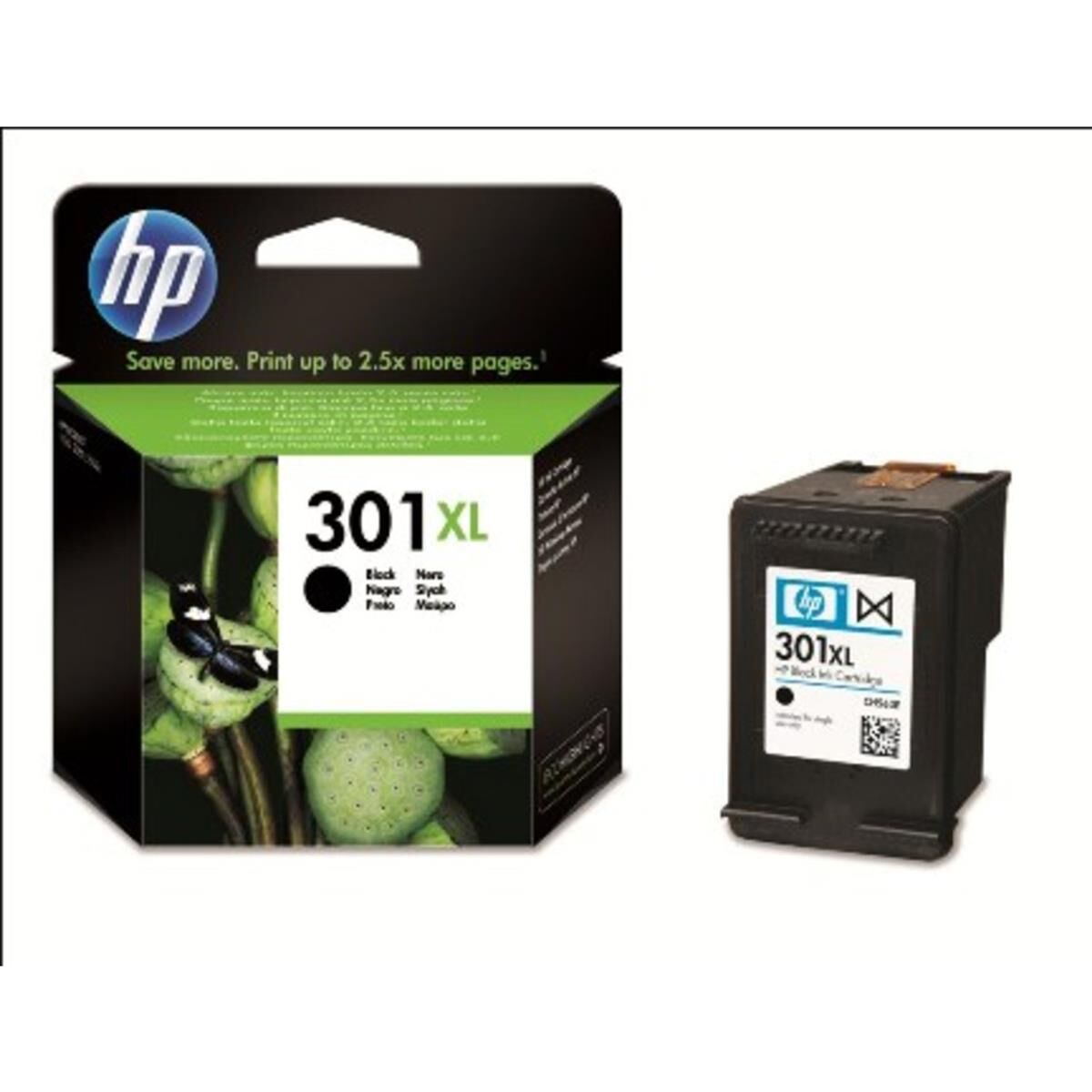 HP, Druckerpatrone 301XL, black
