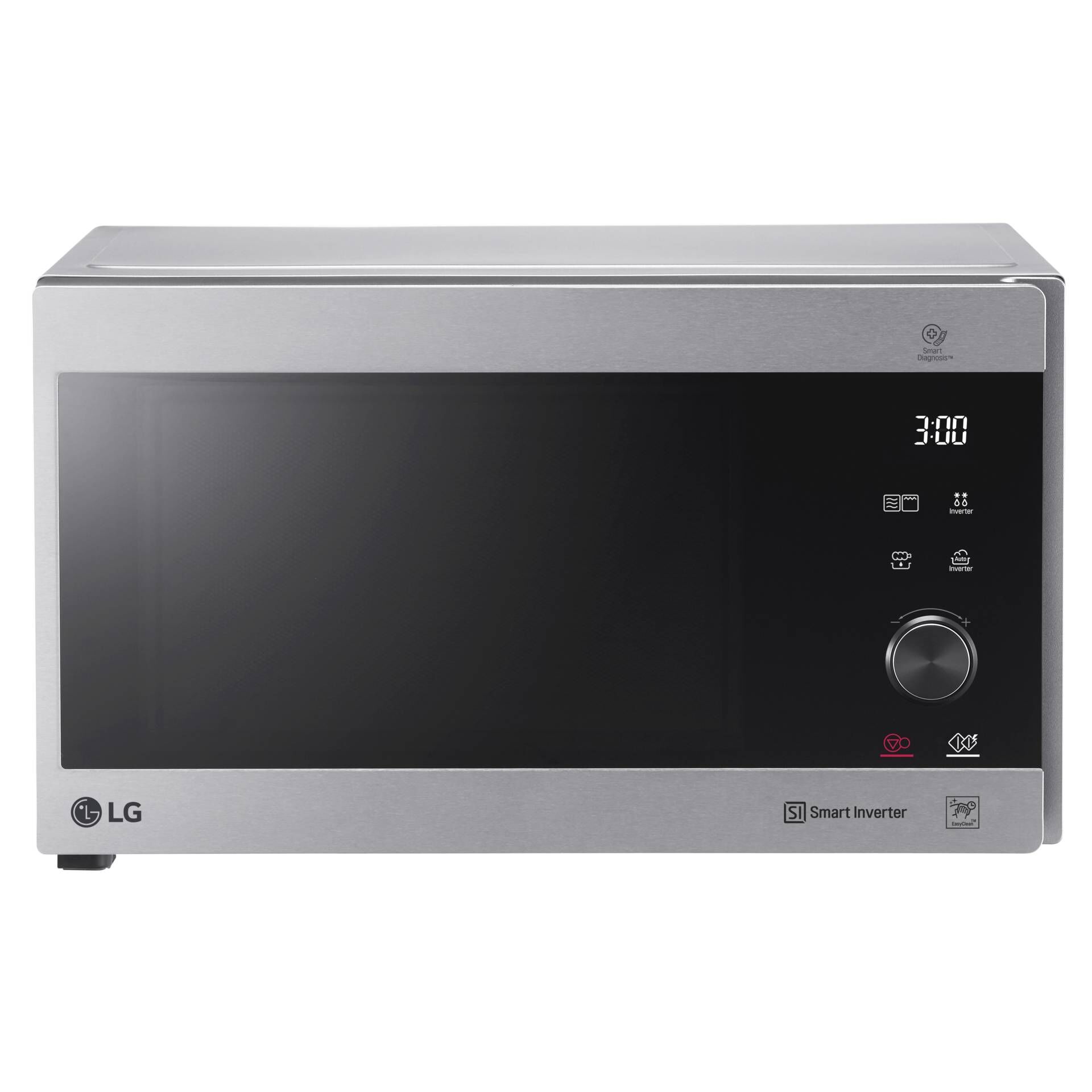 LG NeoChef MH6565CPS - Mikrowellenofen mit Grill - freistehend - 25 Liter - 1000 W - rostfreier Edelstahl