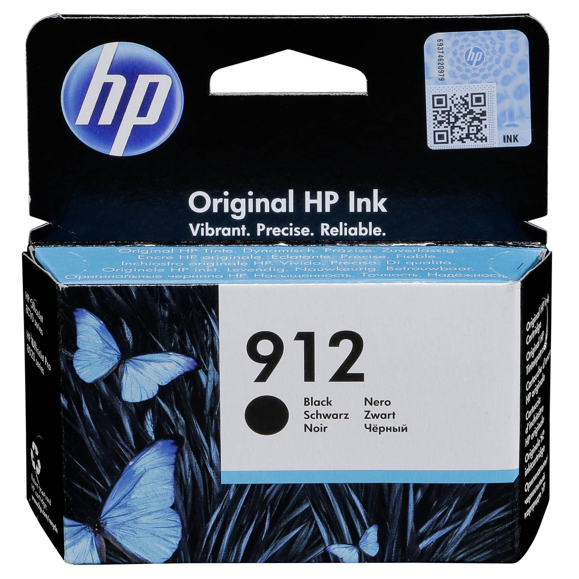 HP 912 - 8.29 ml - Schwarz - Original - Tintenpatrone - für Officejet 80XX; Officejet Pro 80XX
