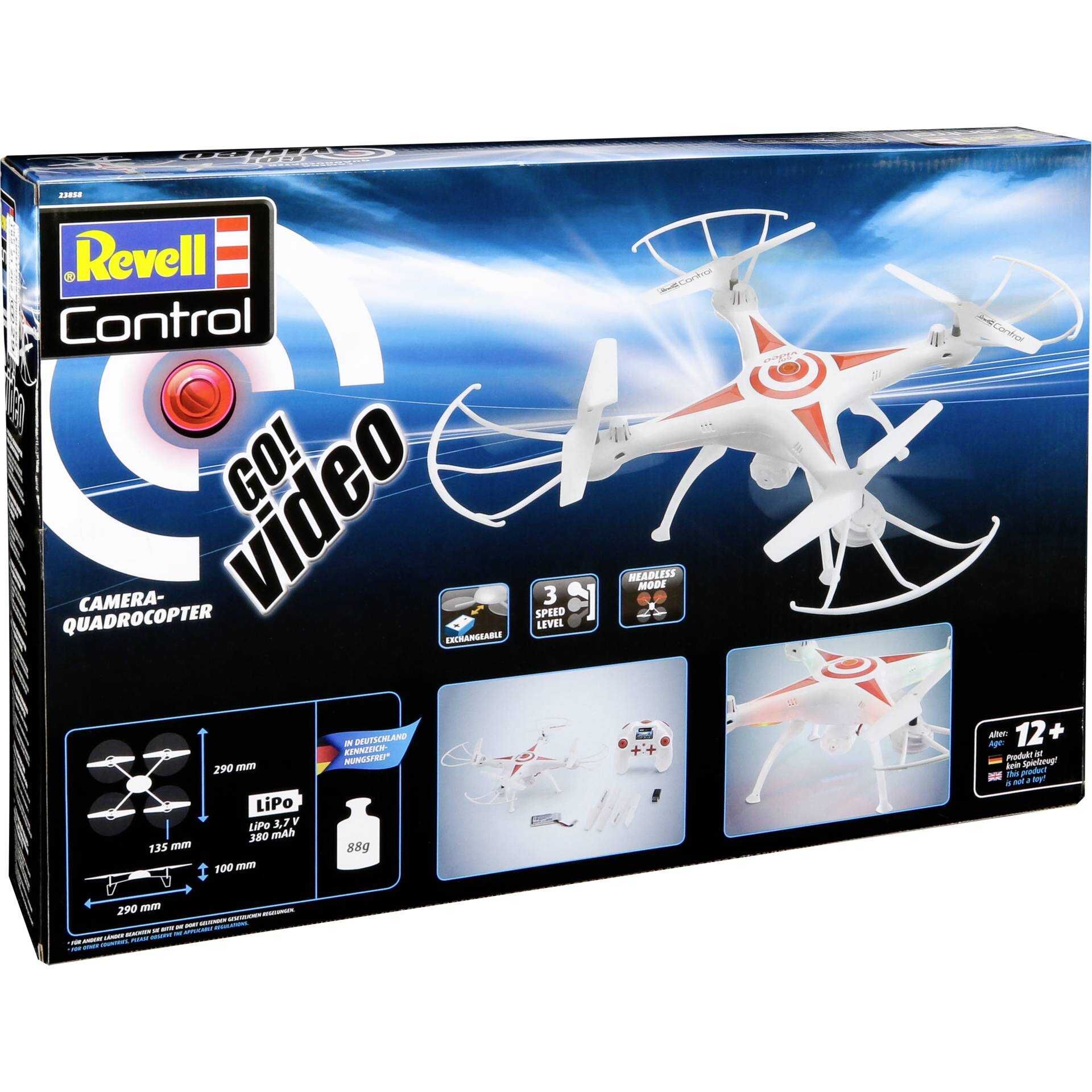 REVELL QUADCOPTER GO! VIDEO 23858