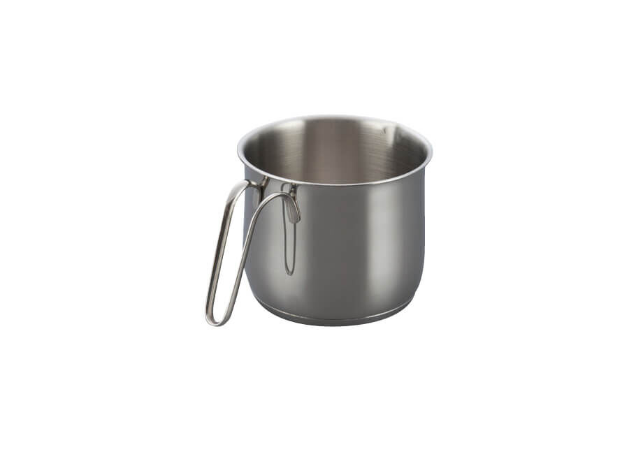Kelomat Milchtopf Torrano Ø14 cm 1,8 Liter Edelstahl Induktion