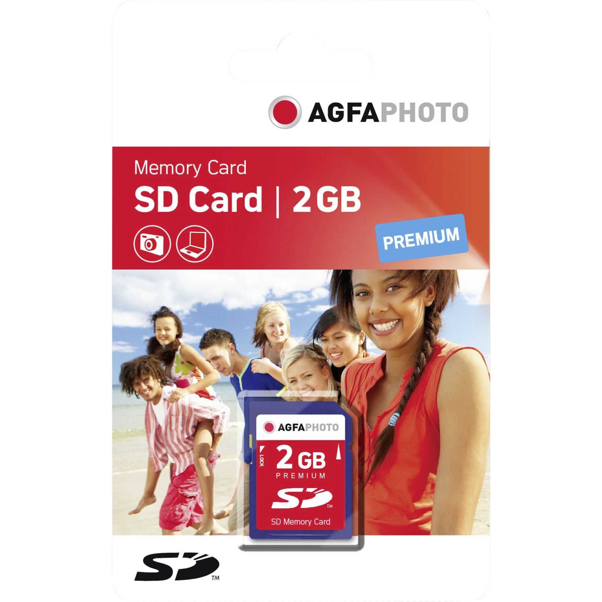 AgfaPhoto SD Karte           2GB 133x Premium