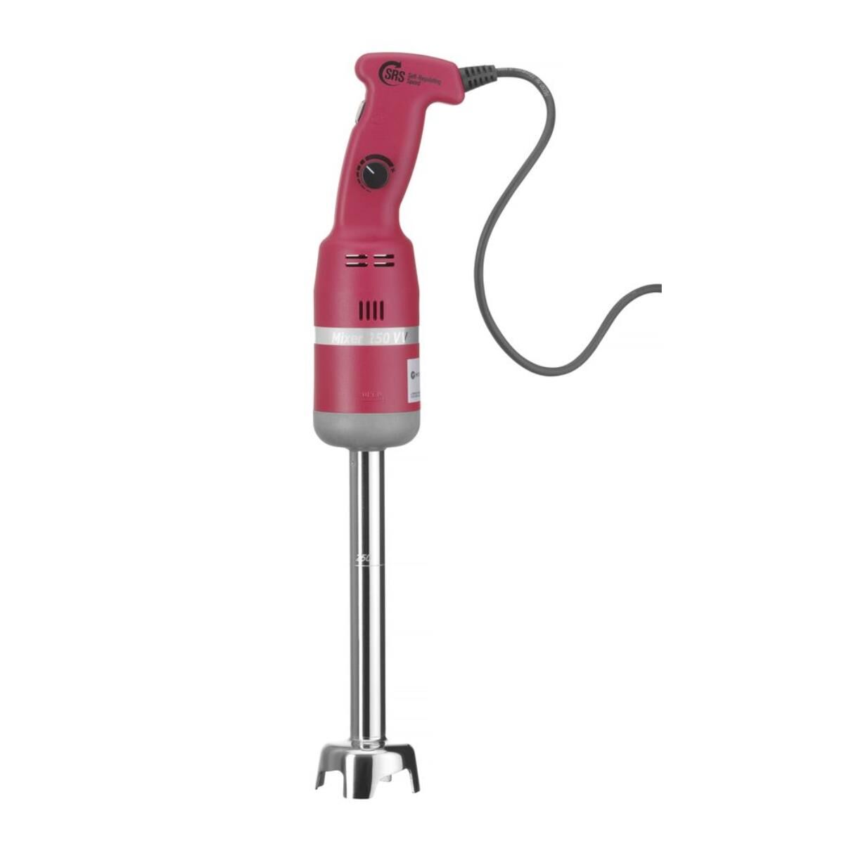 HENDI Stabmixer 250 - Geschwindigkeit regelbar, Profi Line, 230V/250W, ⌀75x(H)540mm