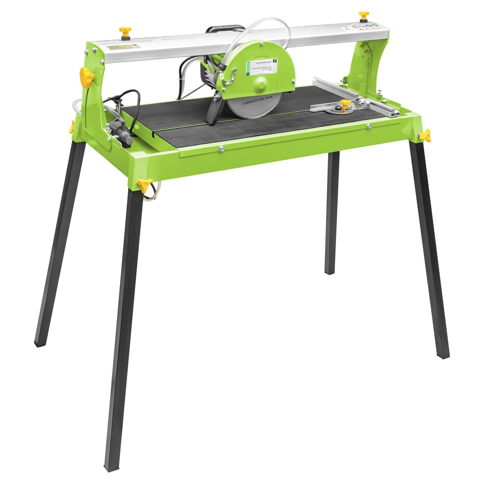 Zipper ZI-FS200 - Stone cutting machine - 800 W - 200 x 25.4 x 2.2 mm
