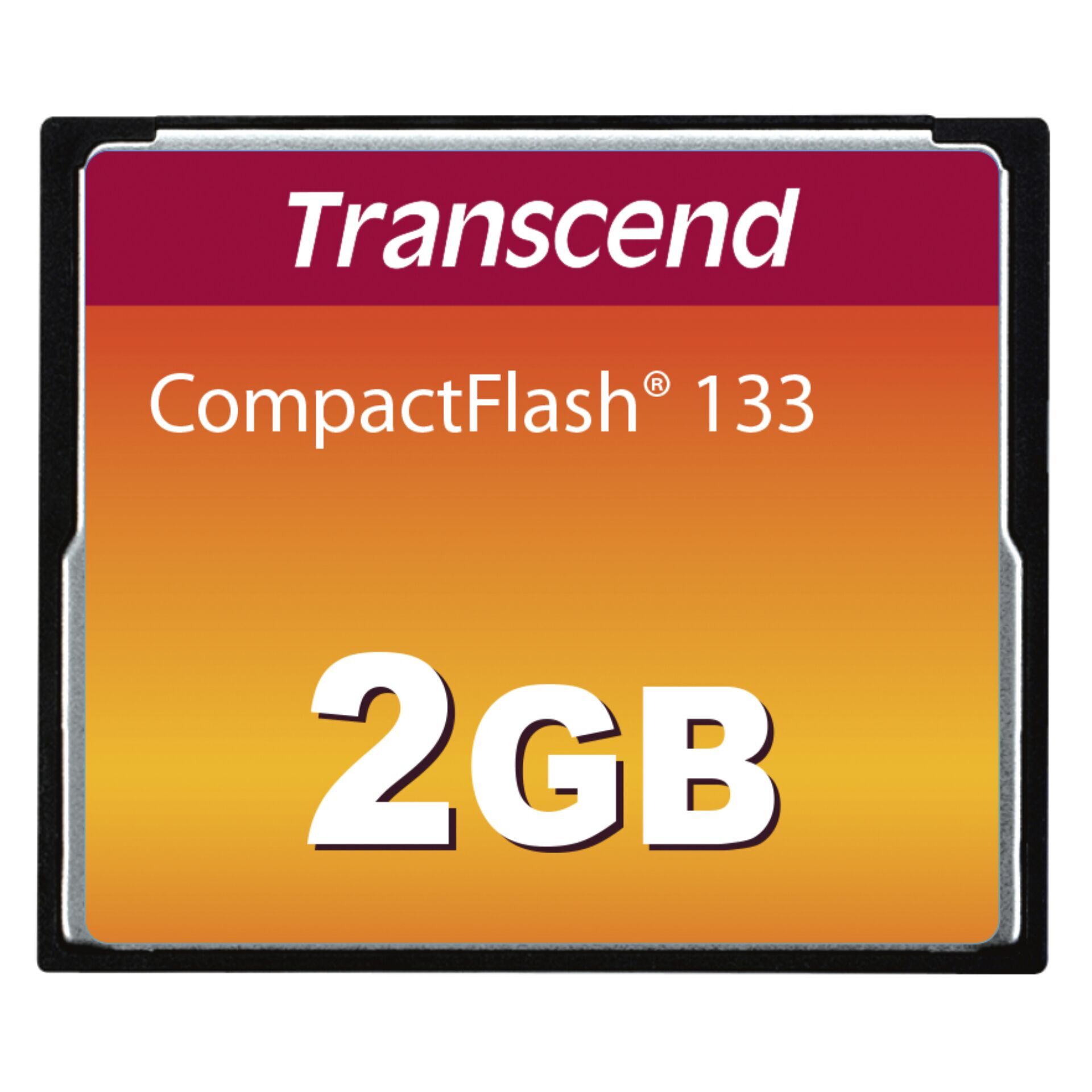 Transcend - Flash-Speicherkarte - 2 GB - 133x - CompactFlash