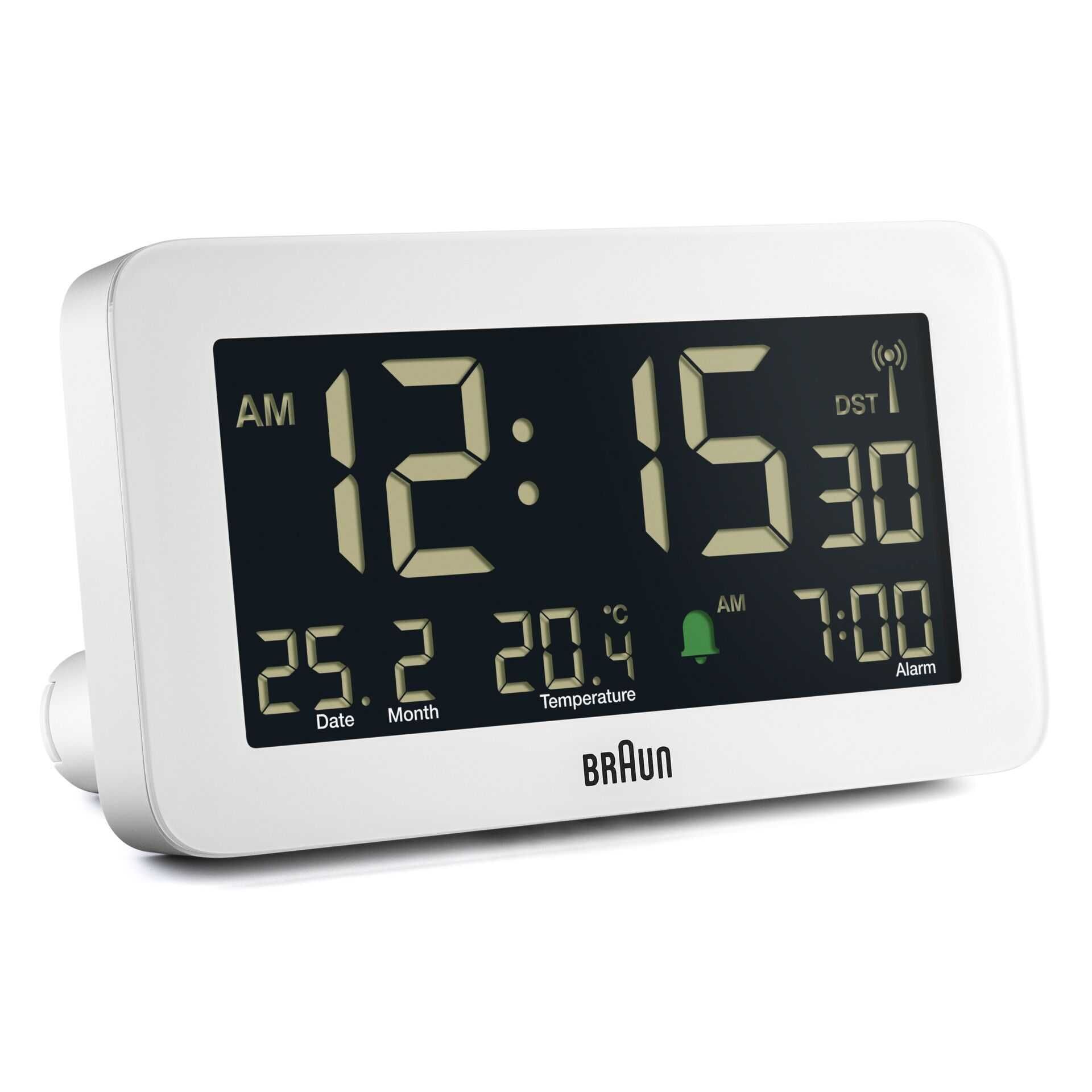 BRAUN BC10 DCF-W Funkwecker weiß