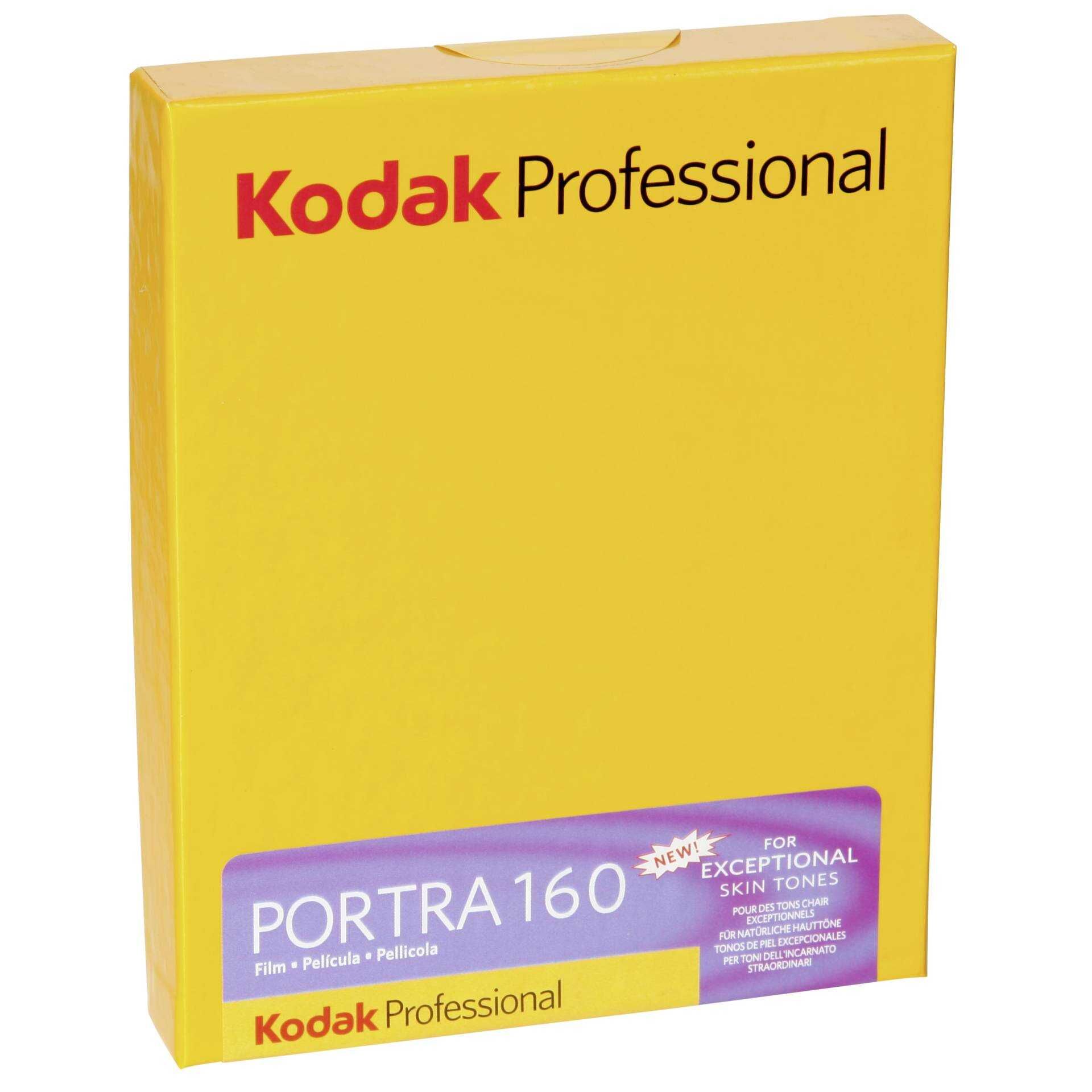 Kodak PROFESSIONAL PORTRA 160 - Farbnegativfilm - 4 x 5" - ISO 160 - 10 Blätter