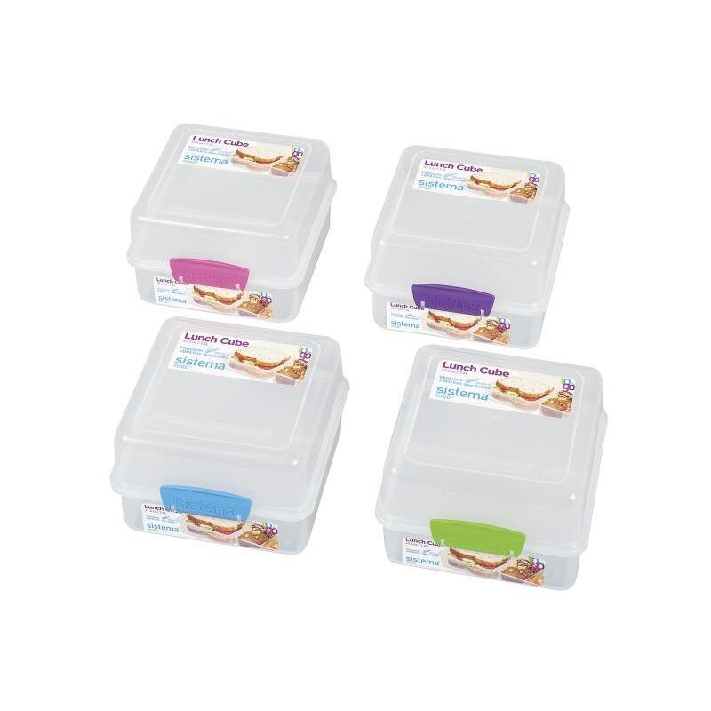 SISTEMA Lunchbox Cube to go farbig sortiert