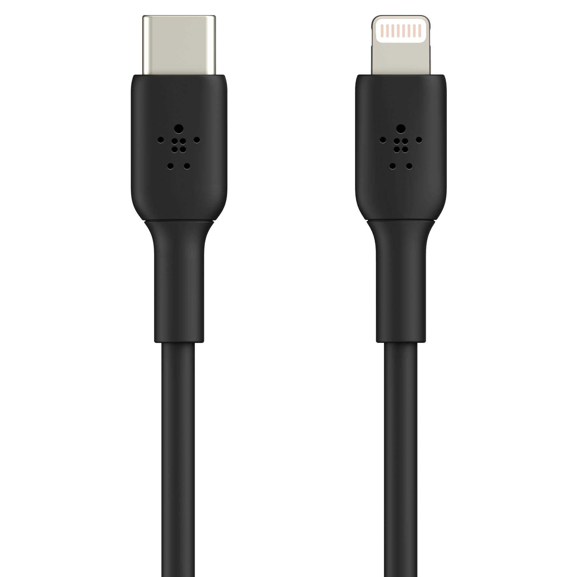 Belkin BOOST CHARGE - Lightning-Kabel - USB-C (M) bis Lightning (M) - 1 m - Schwarz - USB-Stromversorgung (18 W)