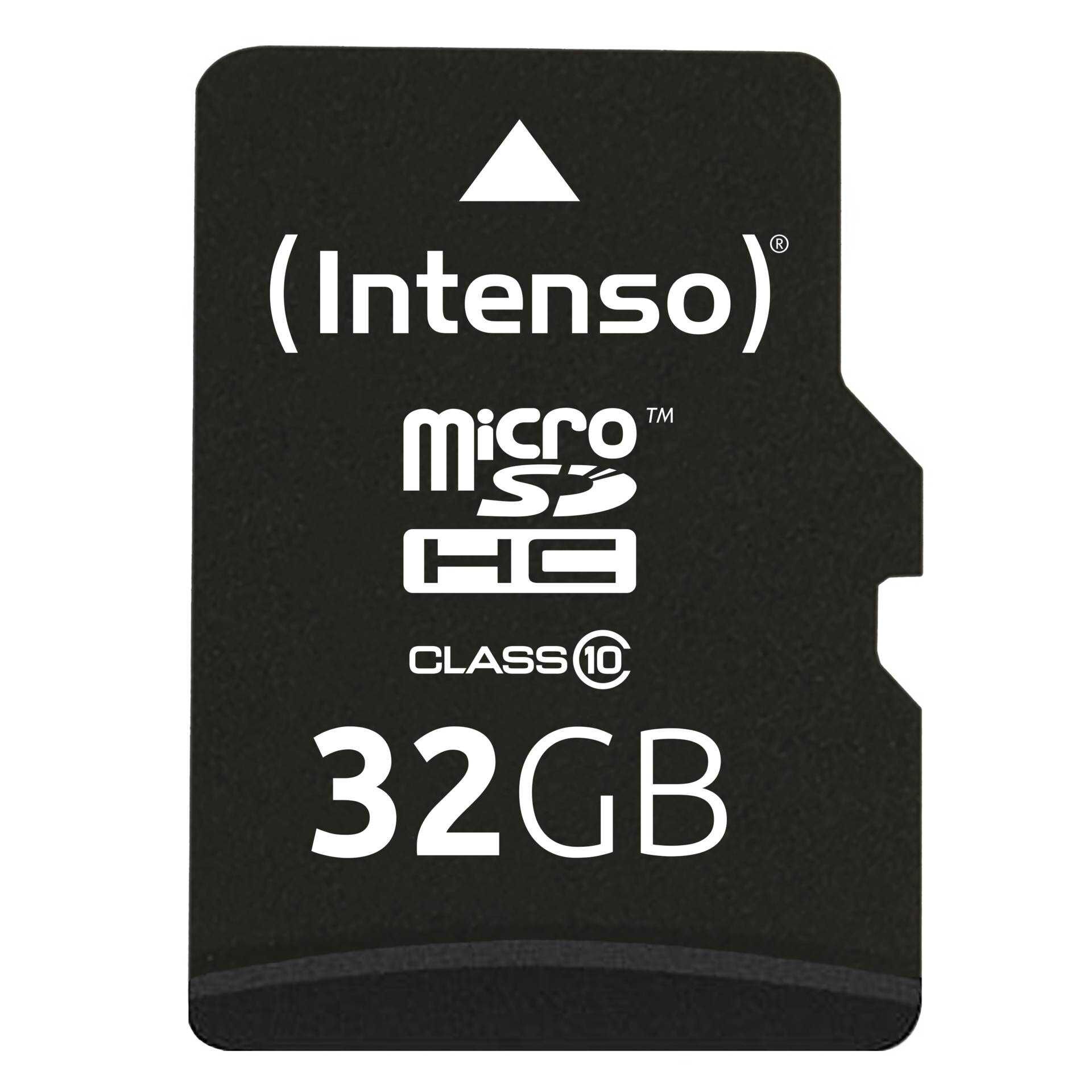 Intenso Class 10 - Flash-Speicherkarte (microSDHC/SD-Adapter inbegriffen) - 32 GB - Class 10 - microSDHC