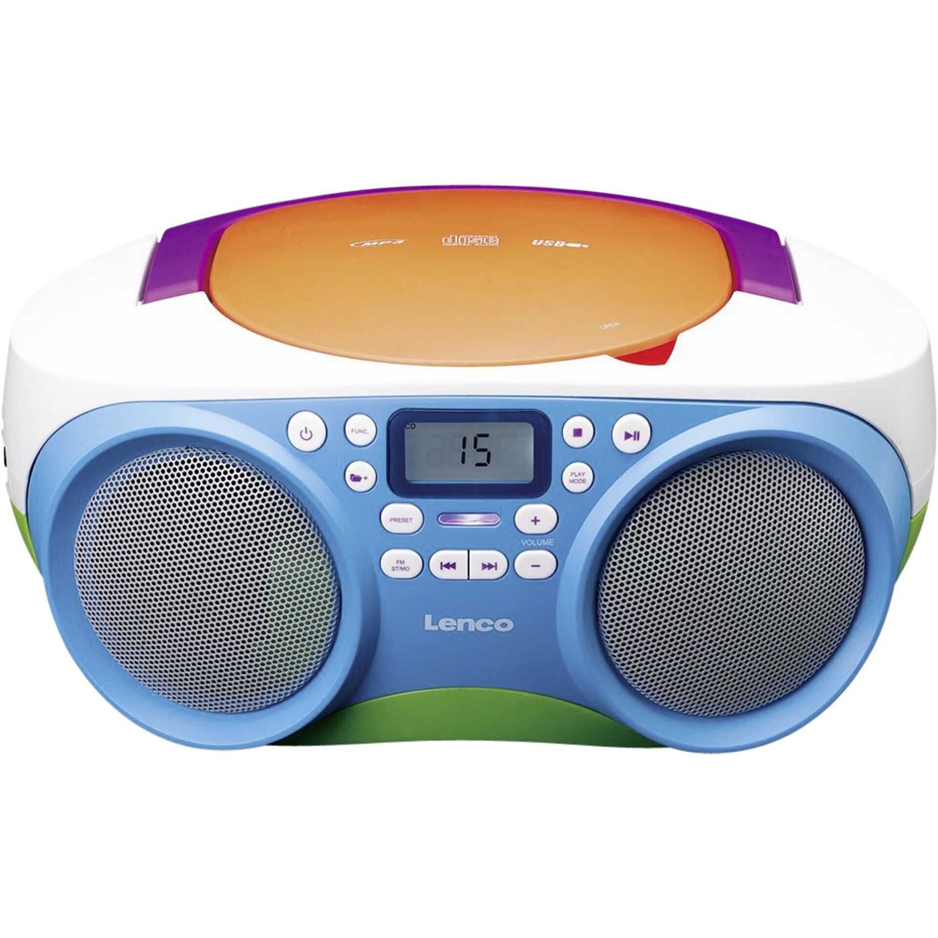 Lenco SCD-41 - Kids - Ghettoblaster - Multicolor