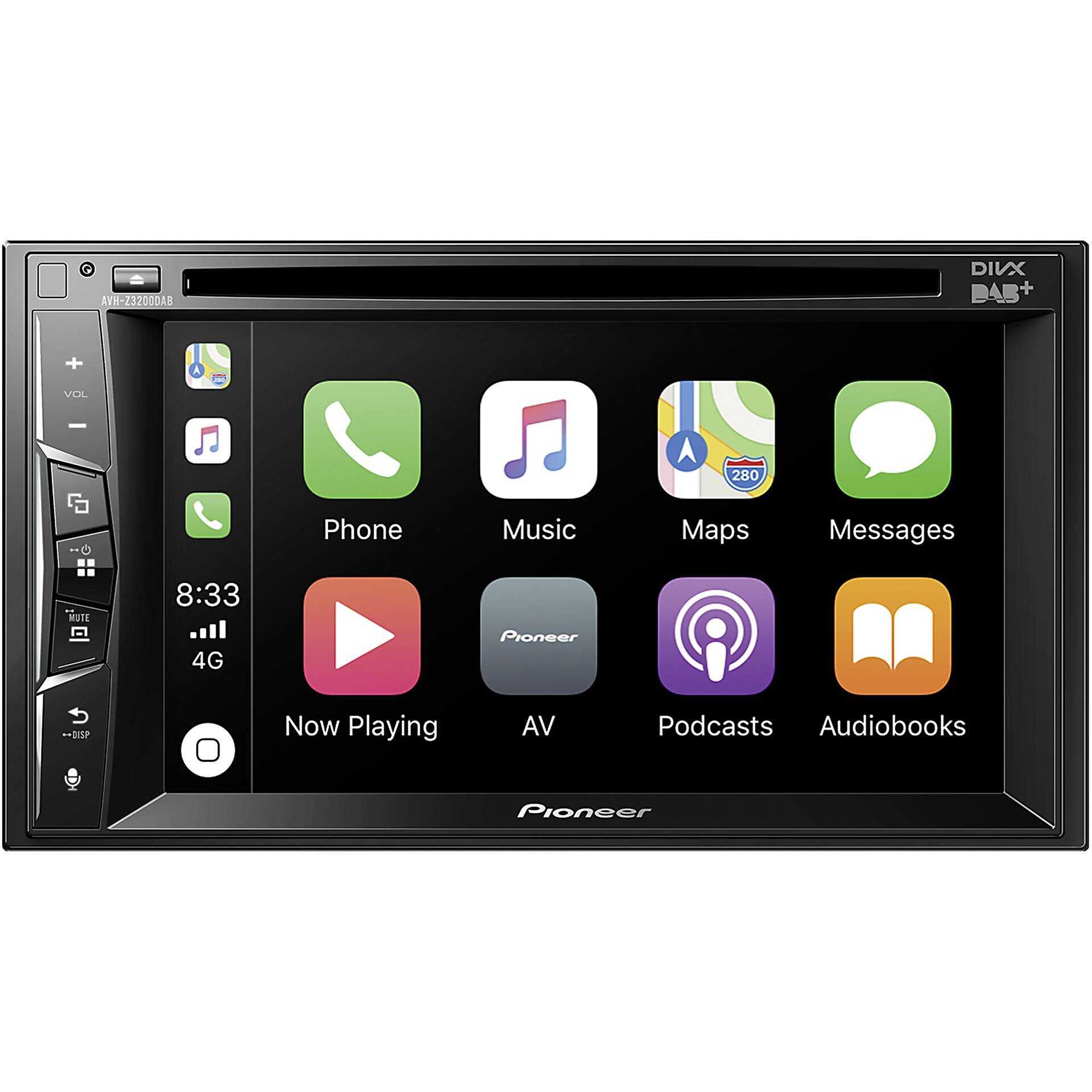 Pioneer AVH-Z3200DAB - DVD Receiver - Anzeige - 15.7 cm (6.2") - Touchscreen - in-dash-Einheit