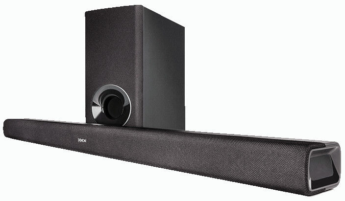 DENON Soundbar 2.1 BT DTS 2HDMI kabelloser Subwoofer AUX-In sw DHTS316BKE2