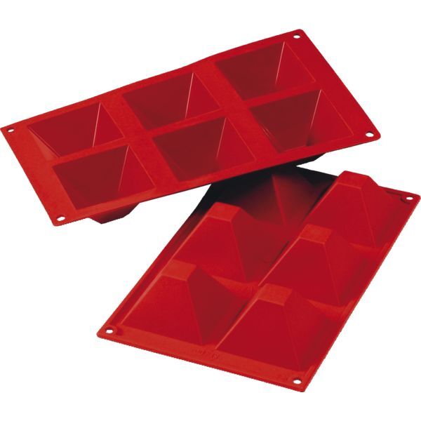 SILIKOMART Pyramidenform 6er, Silikon, Länge: 300 mm, Breite: 175 mm