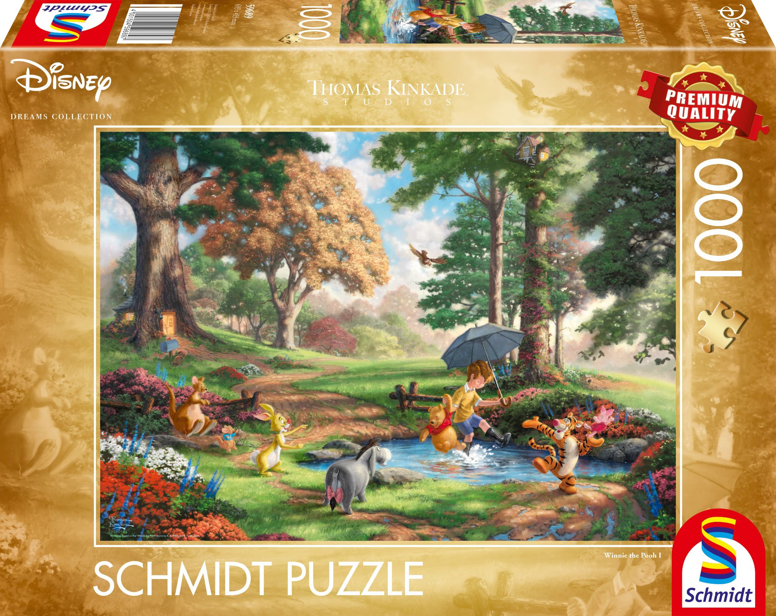 Schmidt Spiele Schmidt Spiele 59689 Puzzle 1000T Disney, Winnie Puuh 59689