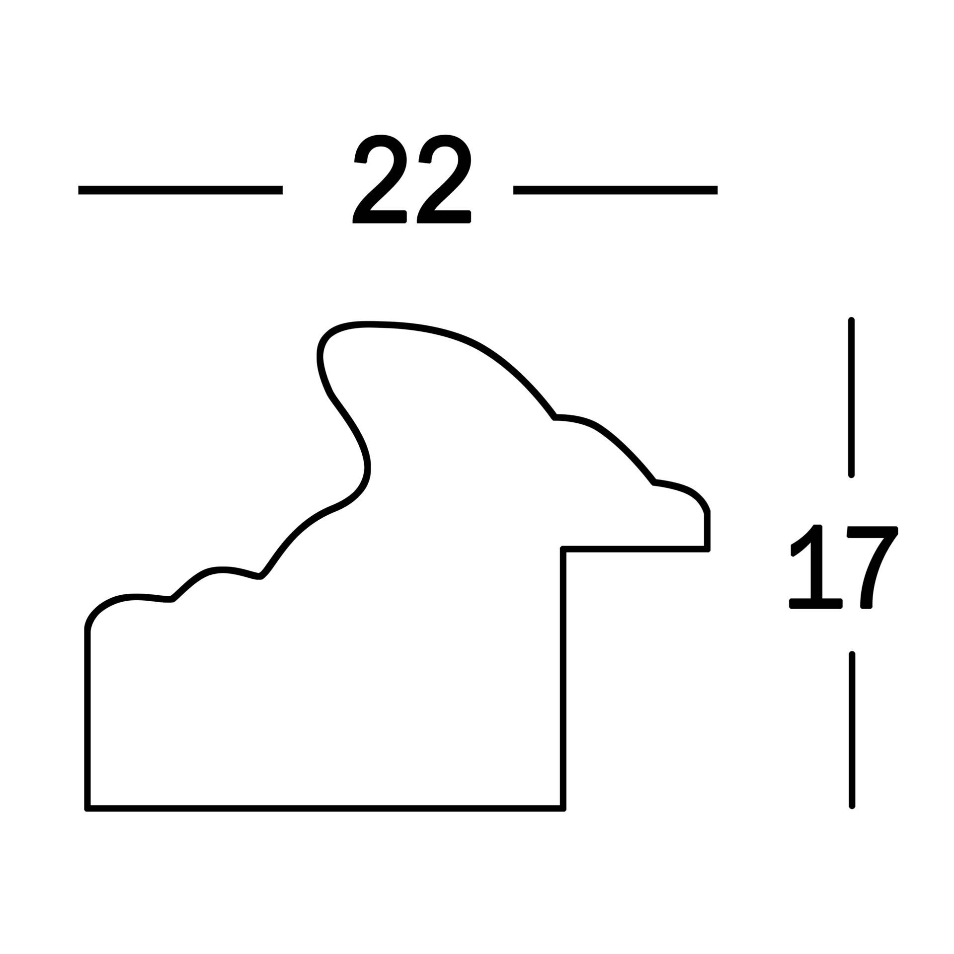 Walther Smell              30x40 Kunststoff nussbaum       JD040N