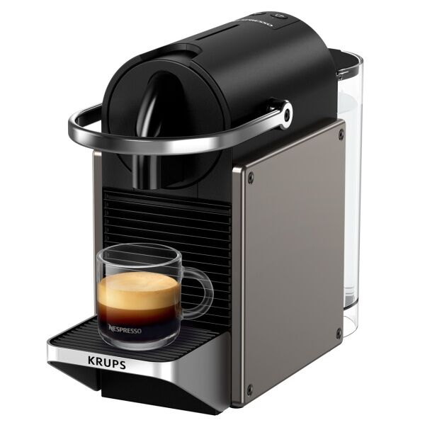 KRUPS Nespresso Kapselautomat PIXIE 1260W 19bar 0.7L titan