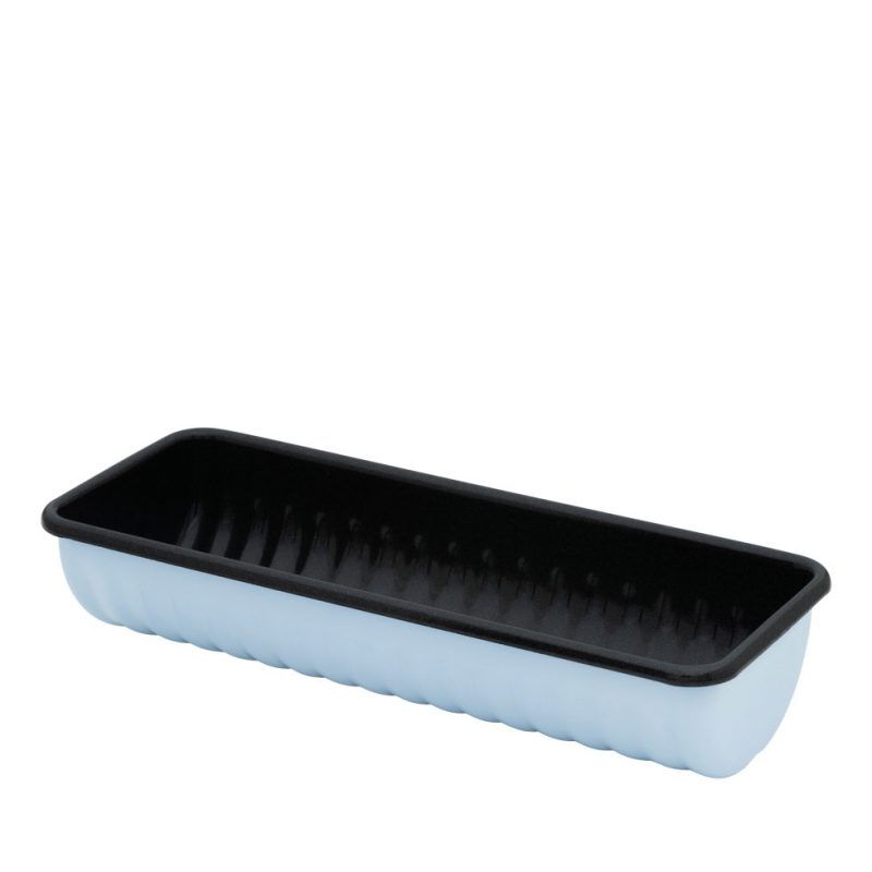 Riess Rehrückenform 30 x10cm Backemaille Blau