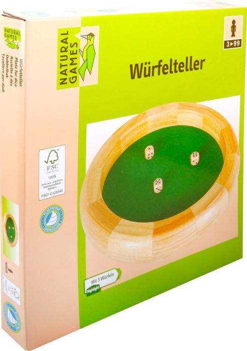 Natural Games Würfelteller #30 cm 61909401