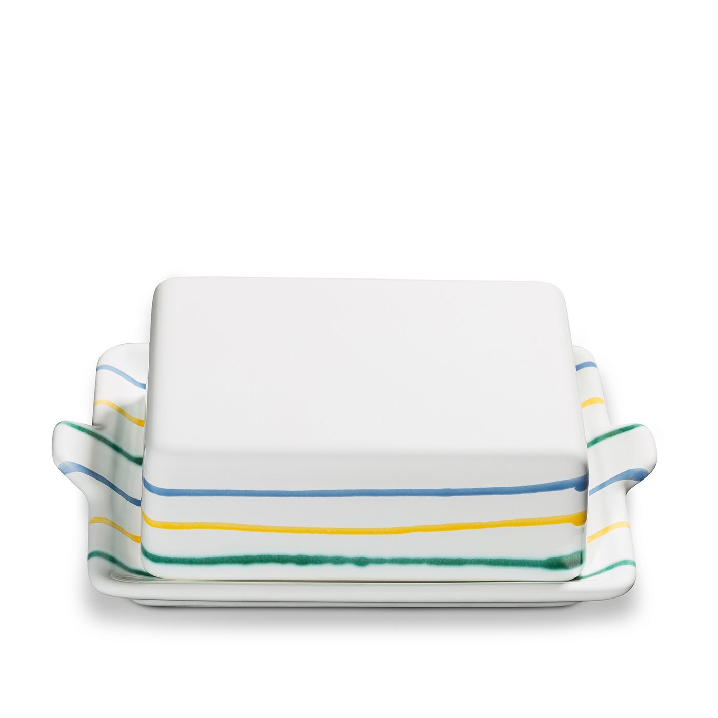 Gmundner Keramik Buntgeflammt, Butterdose (250g)