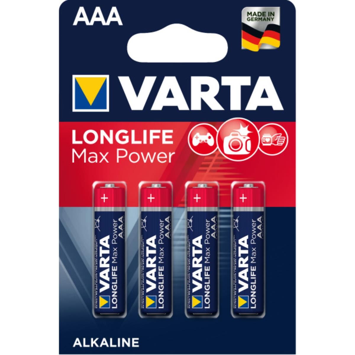 VARTA Batterie LL Max Power AAA 4er Blister