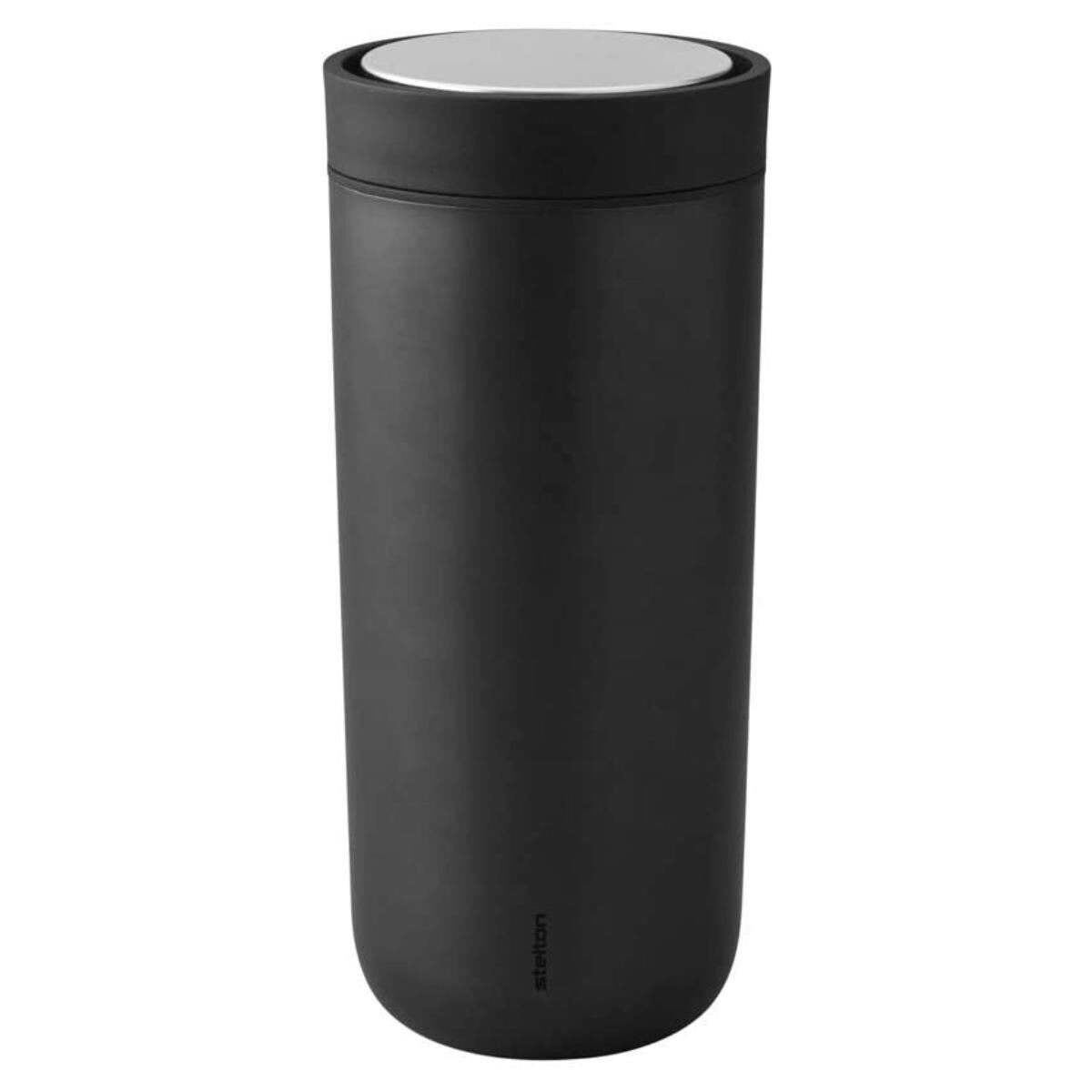 Stelton To Go Click to go Becher 0.2 Liter black metallic