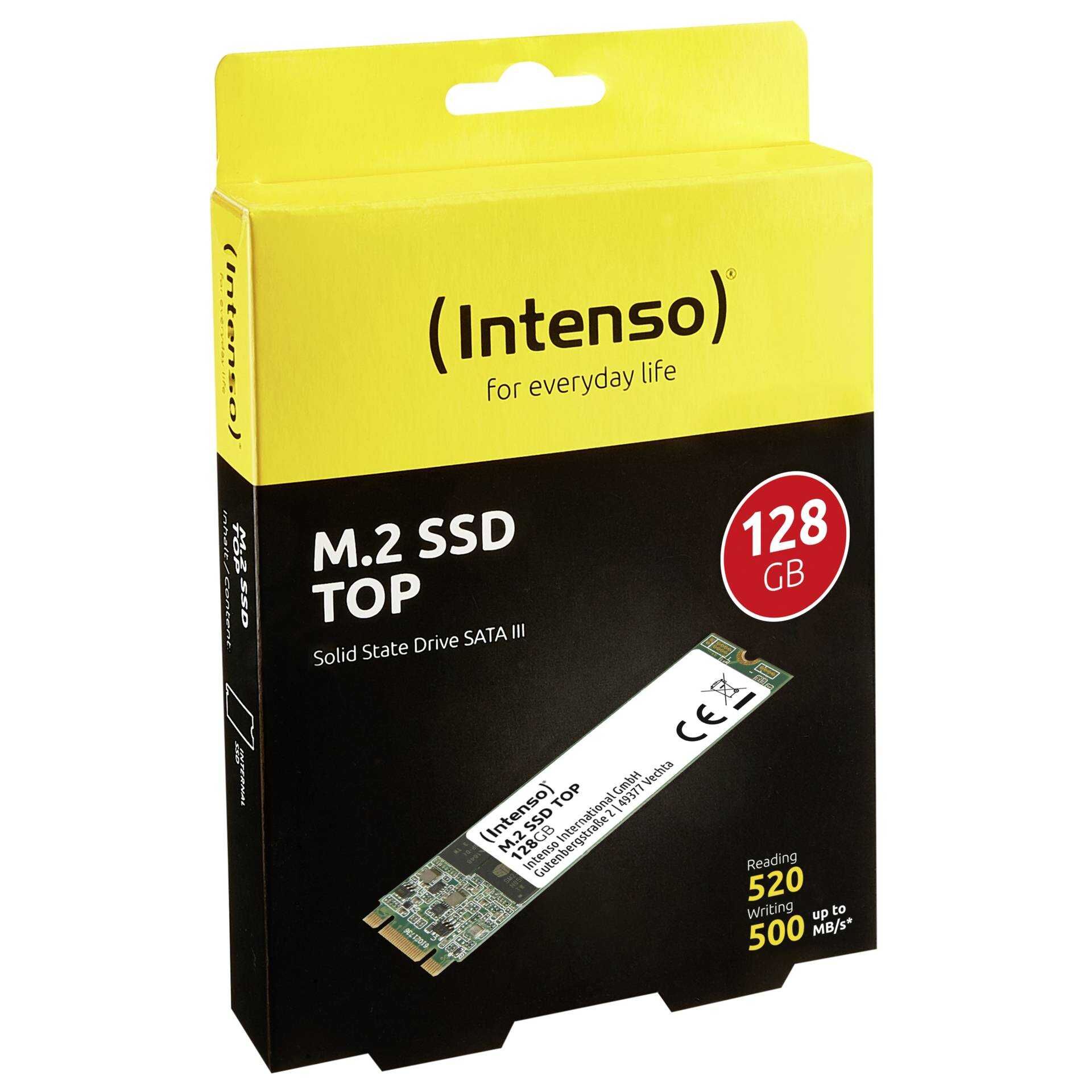 Intenso TOP - Solid-State-Disk - 128 GB - intern - M.2 2280 - SATA 6Gb/s