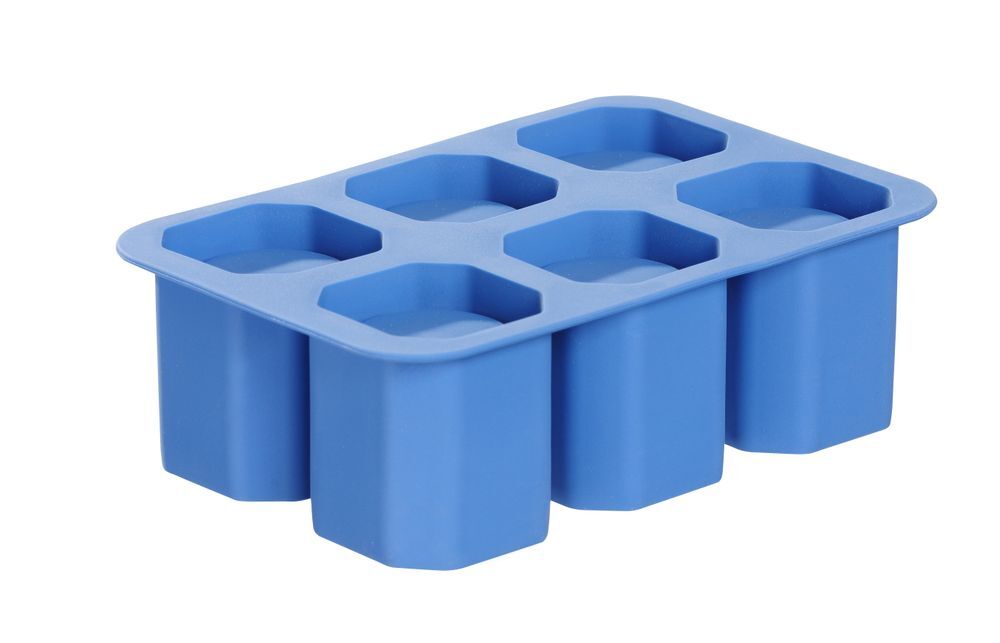 BarUp Eiswürfelform, Shotglas, Blau, 125x190x(H)60mm