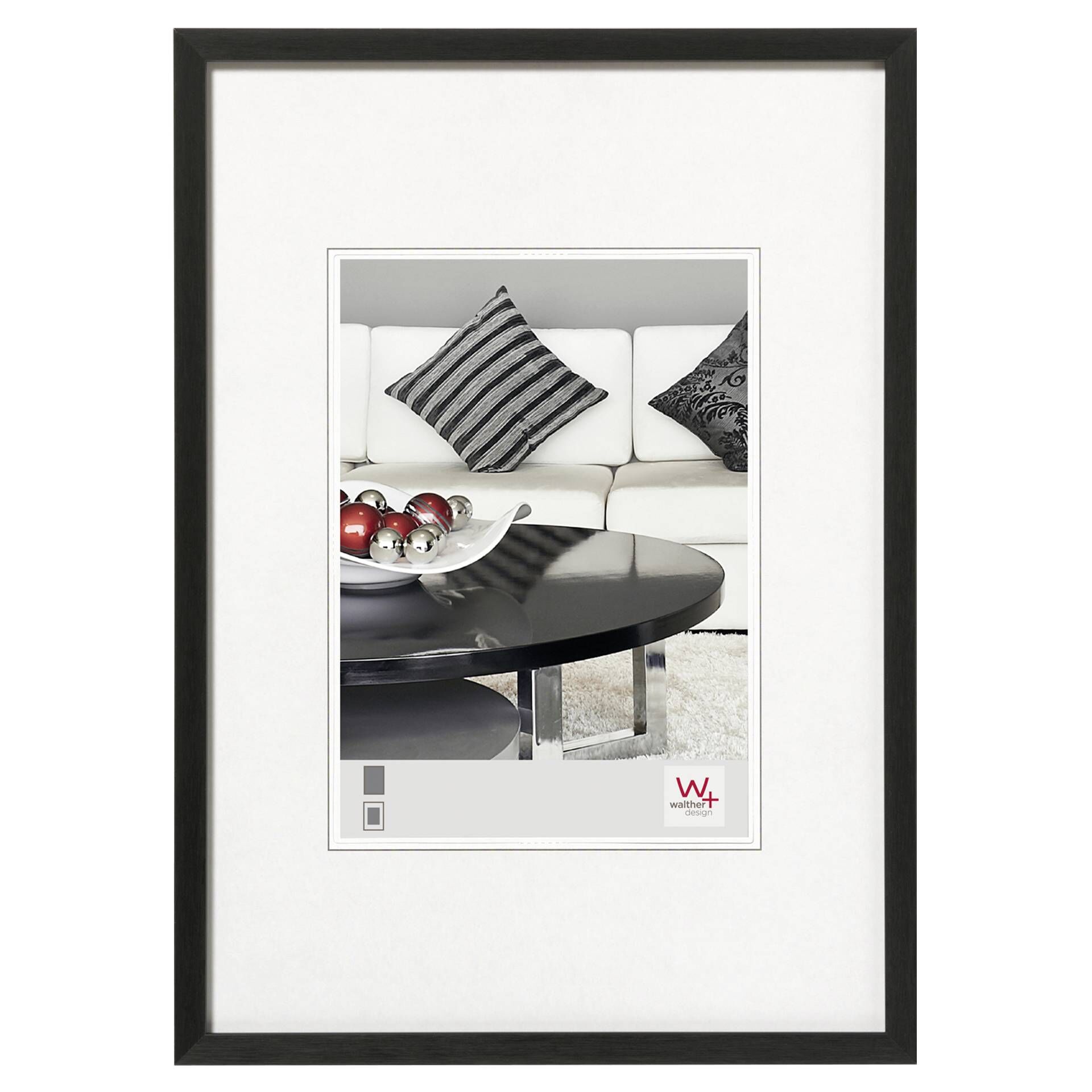 Walther Chair DIN A3     29,7x42 Aluminium schwarz         AJ342B