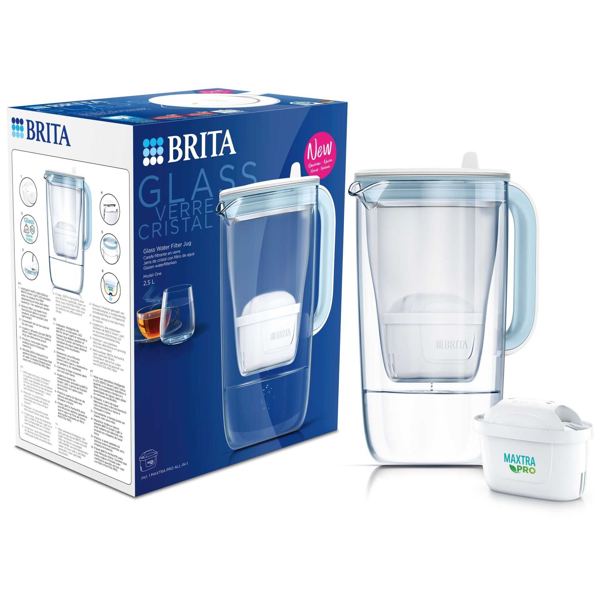 Brita Glas Kanne Model One
