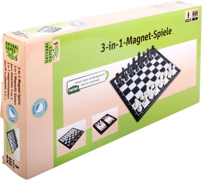 Natural Games 3-in-1 Magnetspiel 61051775
