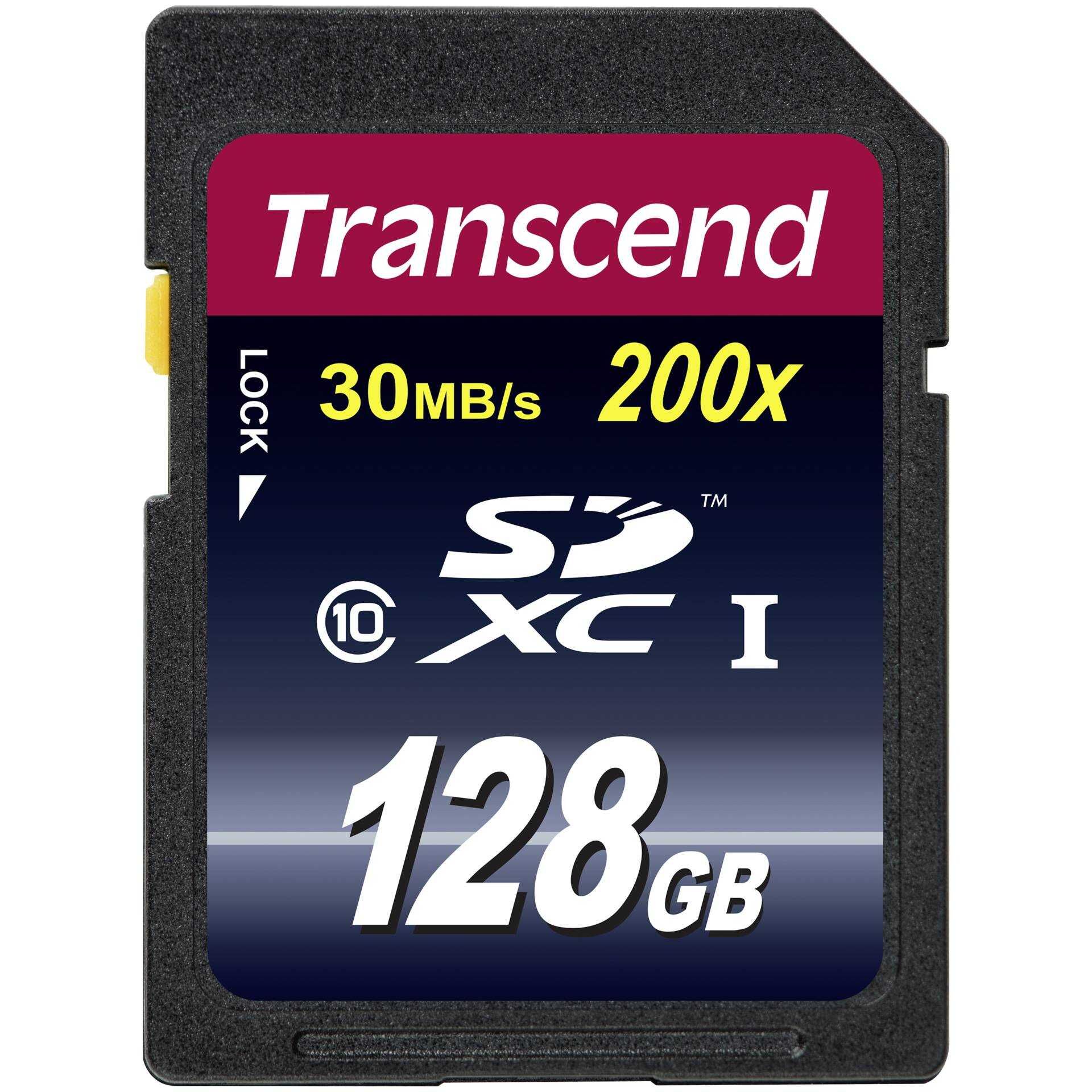 Transcend Premium - Flash-Speicherkarte - 128 GB - Class 10 - SDXC