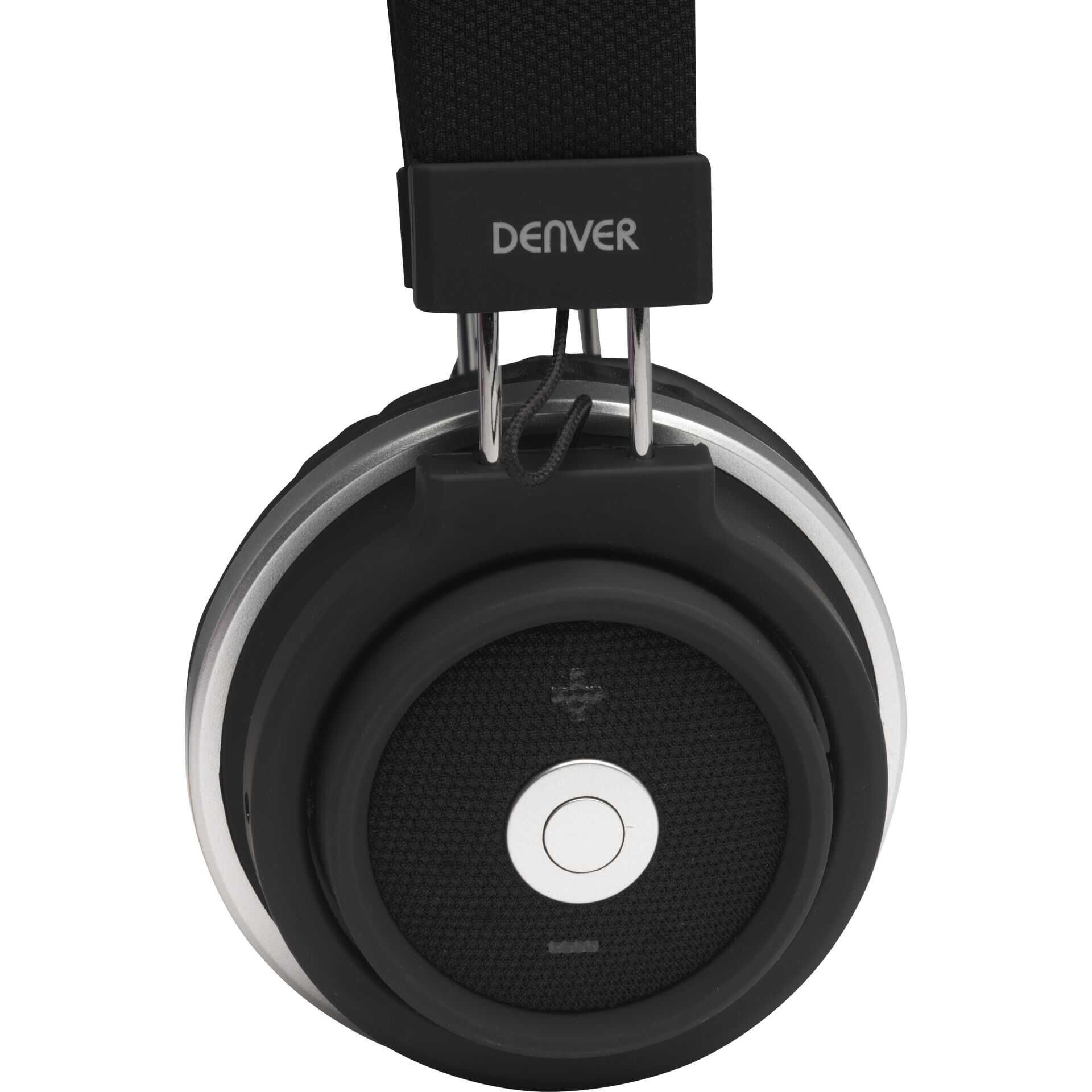 DENVER BTH-250 - Kopfhörer mit Mikrofon - ohrumschließend - Bluetooth - kabellos - Schwarz