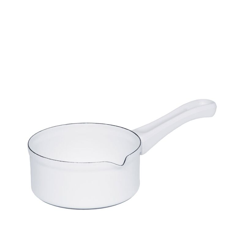 Riess Babystielkasserolle Ø14cm 0,75l Classic Weiss