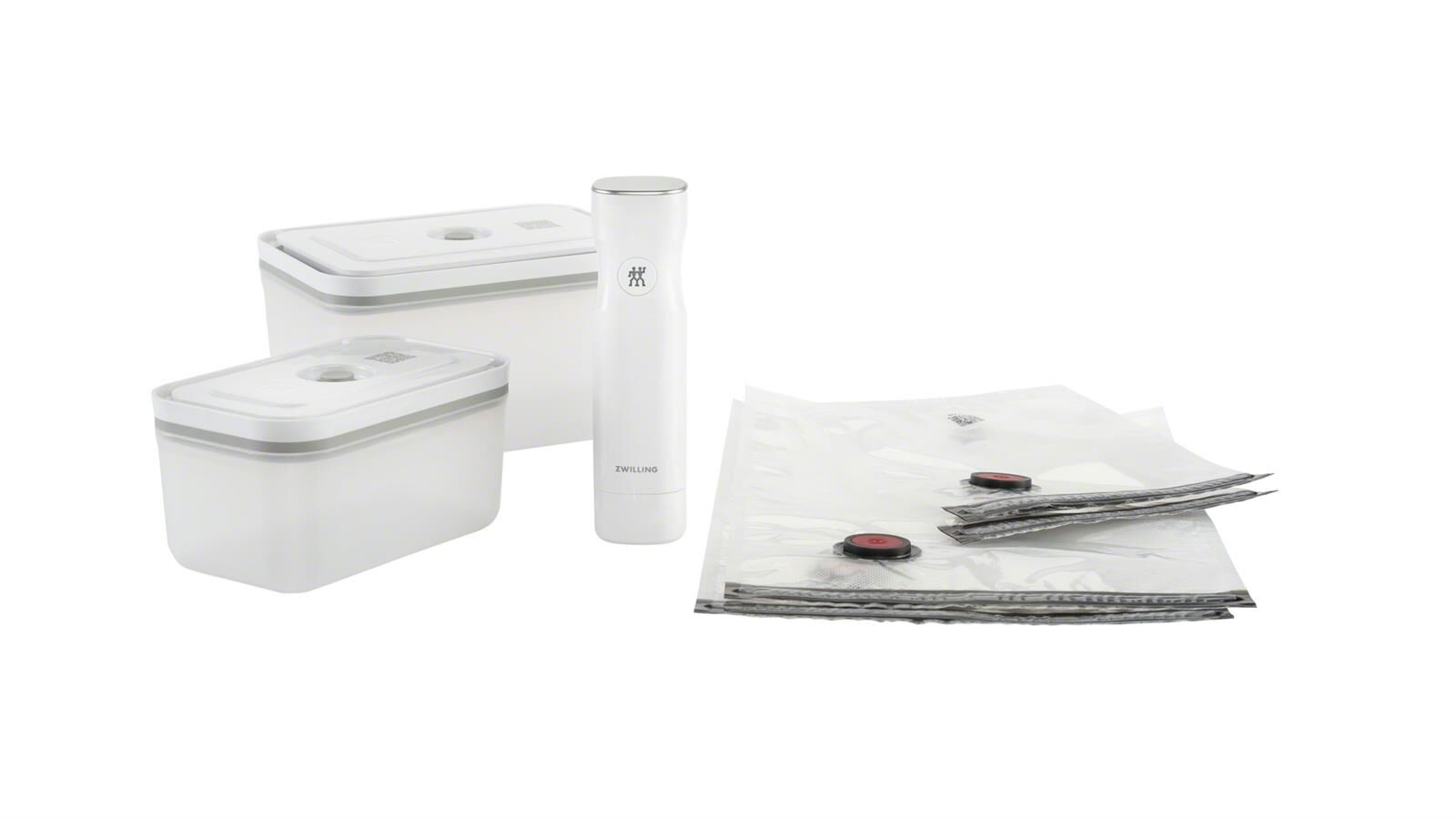 Zwilling Vakuumbox Starterset 7 teilig M/L Fresh & Save Kunststoff weiss