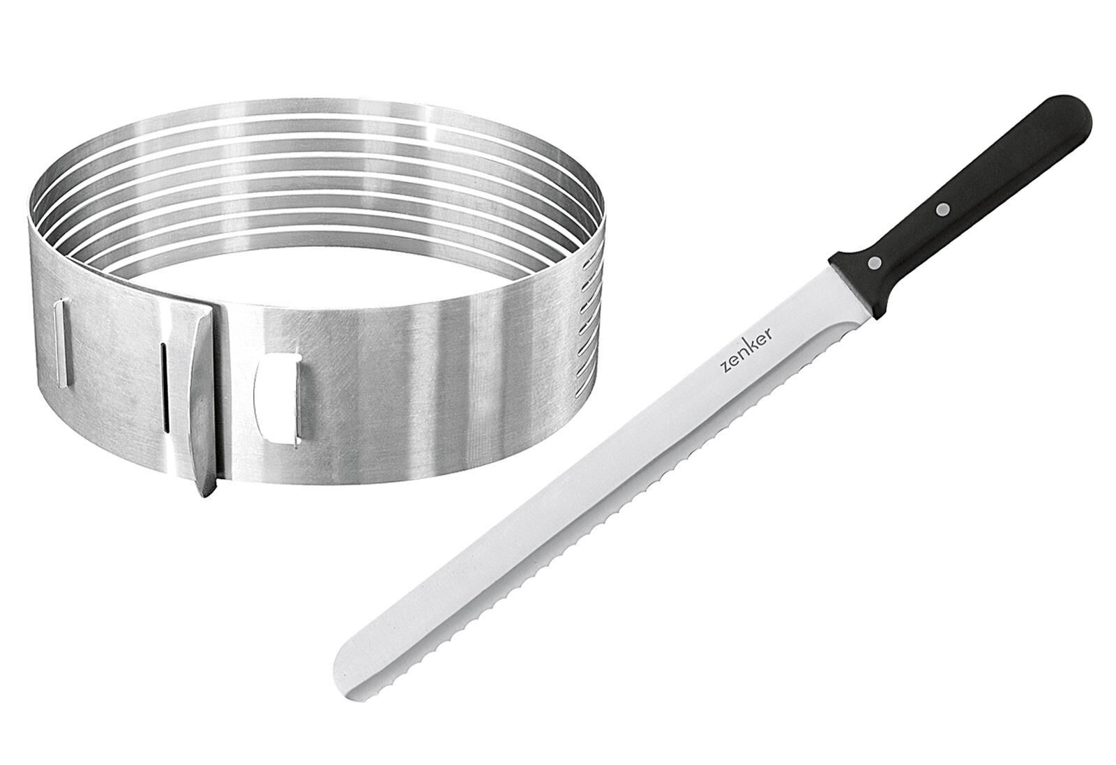 ZENKER Kuchenschneidhilfe Set 2teilig