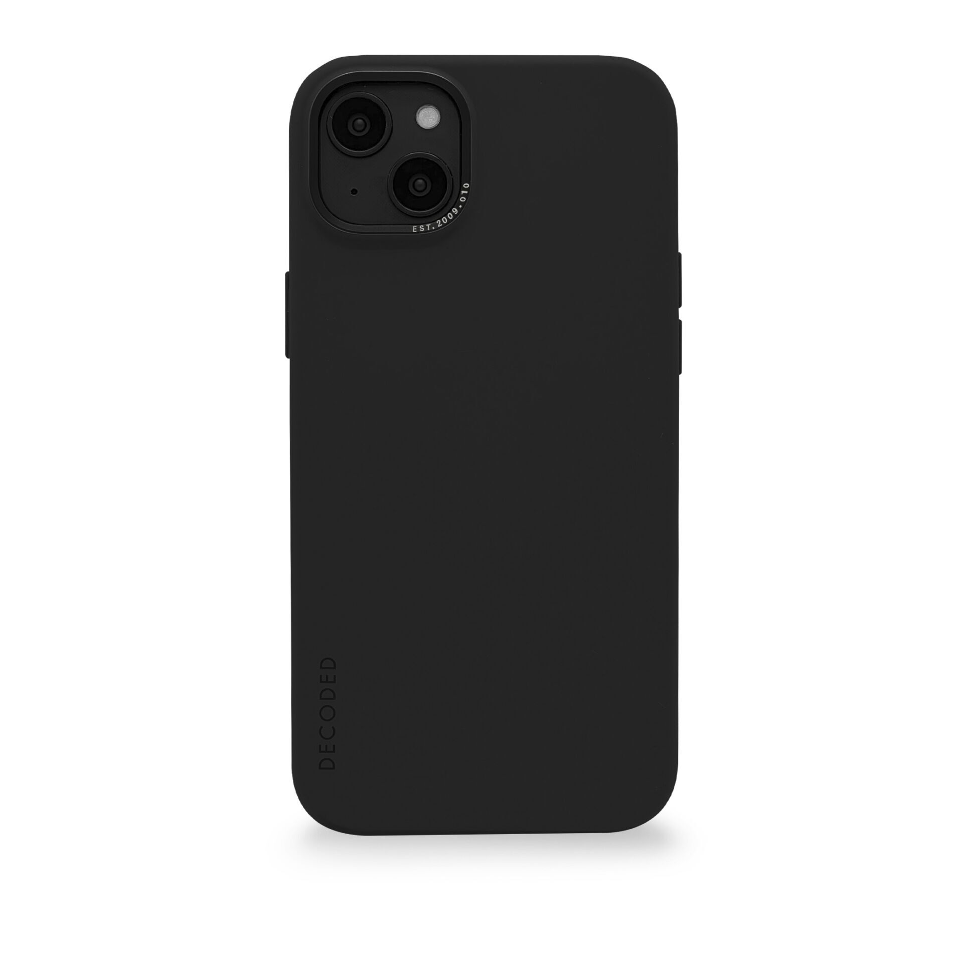 Decoded AntiMicrobial Silicone Backcover iPhone 14Plus Charcoal