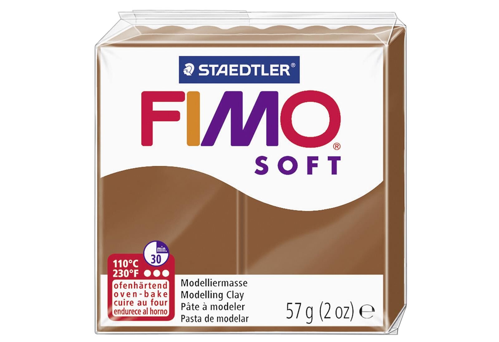 STAEDTLER Modelliermasse Fimo soft caramel