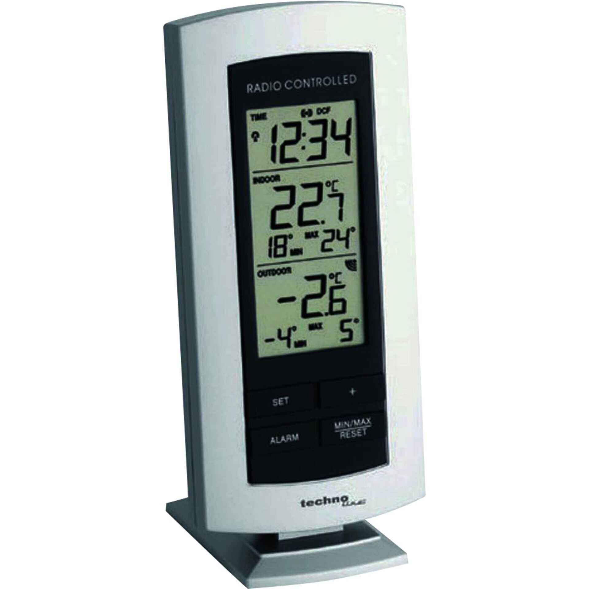 Techno Line WS 9140-IT - Wetterstation - kabellos - Schwarz, Silber