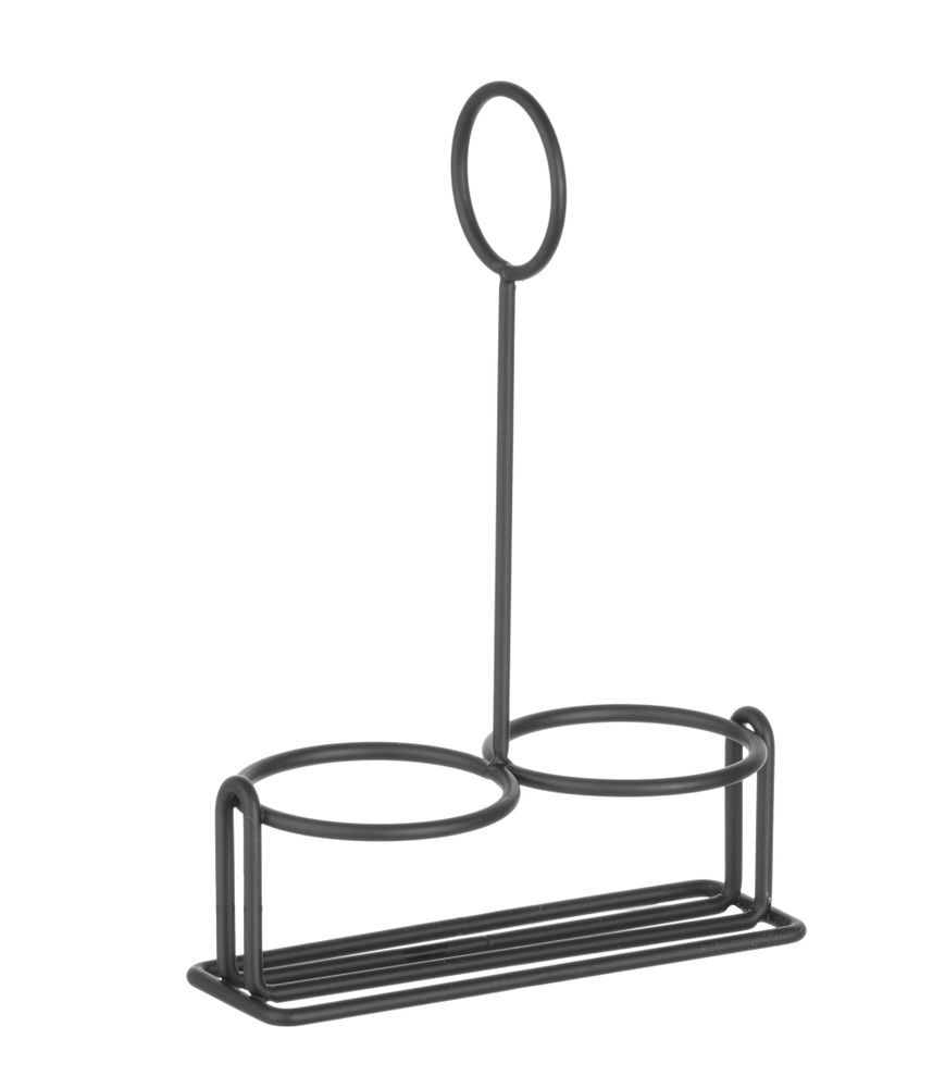 HENDI Gewürzständer, schwarz, 135x65x(H)200mm