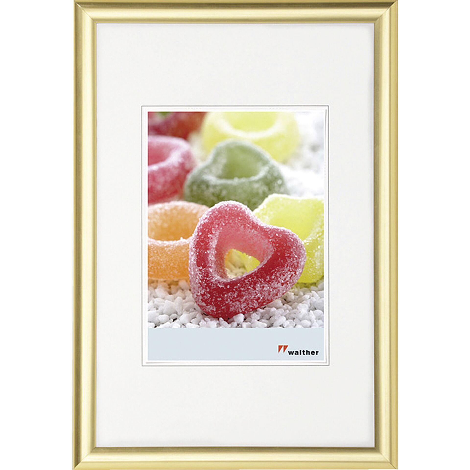 walther design Trendstyle - Fotorahmen - Konzipiert für: 15.7x19.7 in (40x50 cm) - Kunststoff - rechteckig