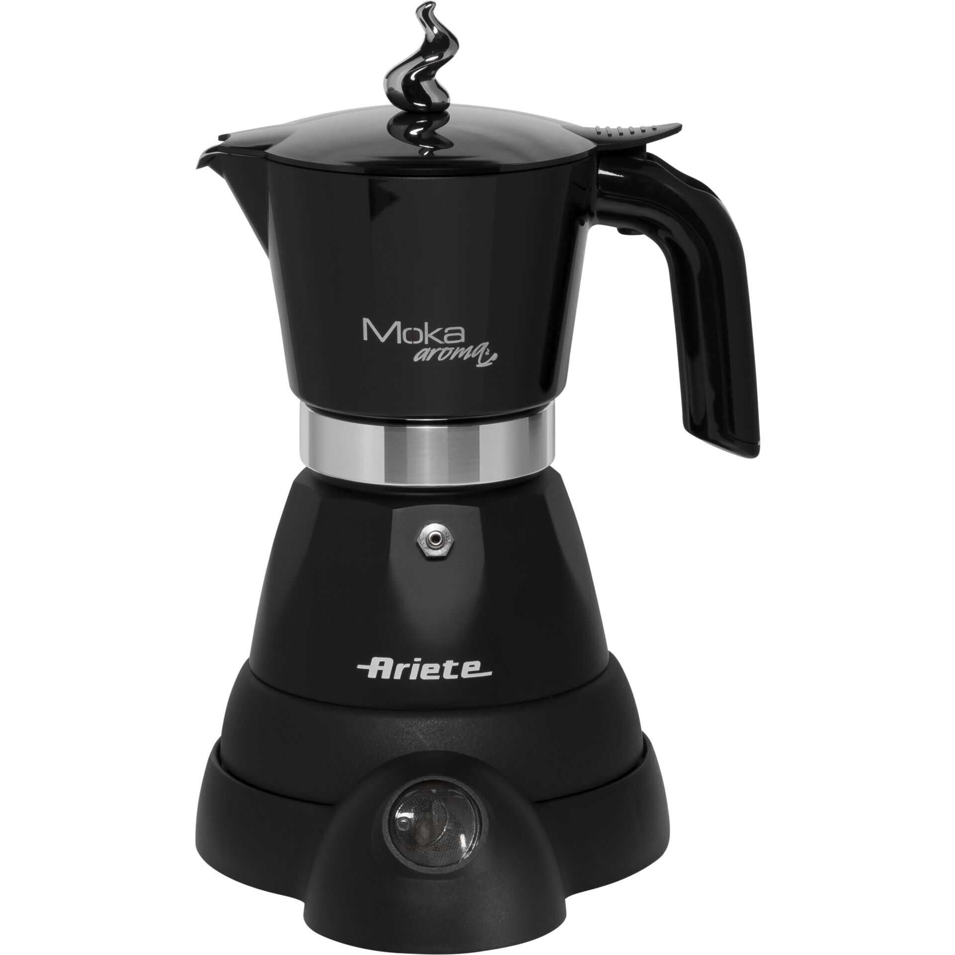 Ariete 1358 Moka Aroma Elettrica - Elektrischer Perkolator - 4 Tassen - Schwarz