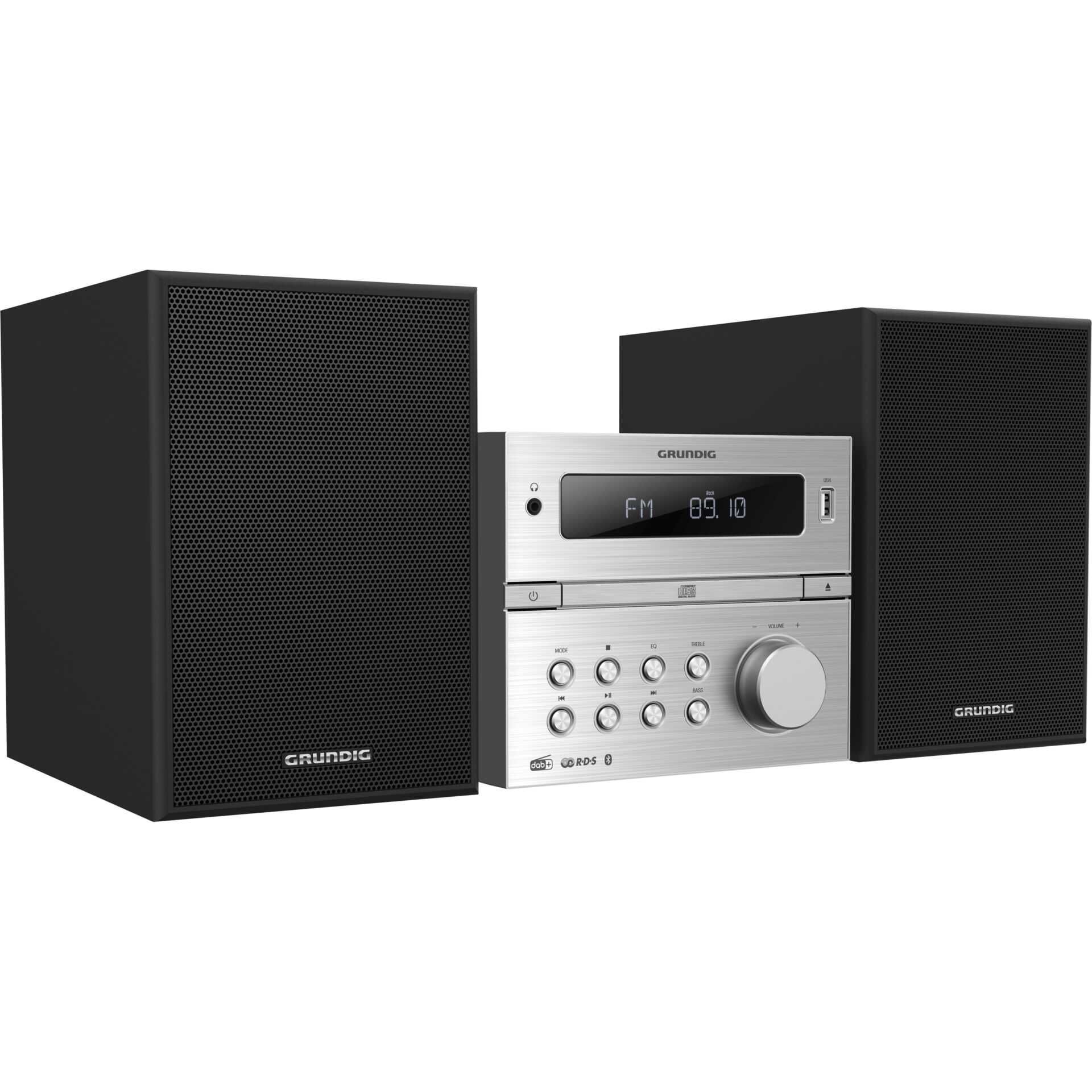 Grundig CMS 4200 - Microsystem - Schwarz, Silber