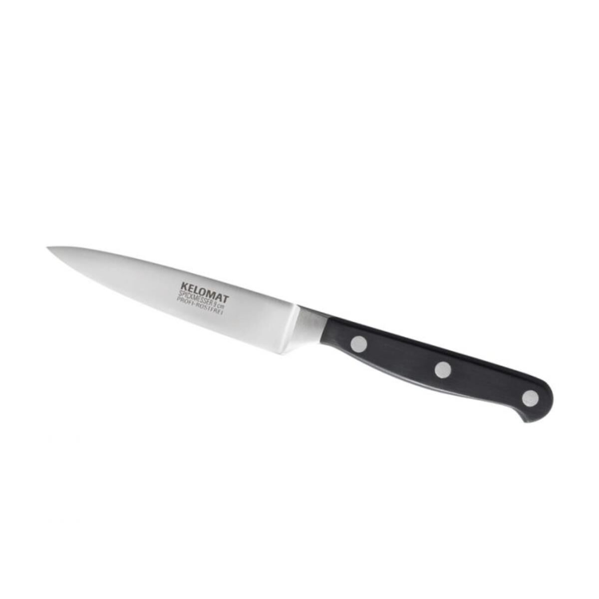 Kelomat Spickmesser 9cm  geschärfter Chromstahl Profi geschmiedet